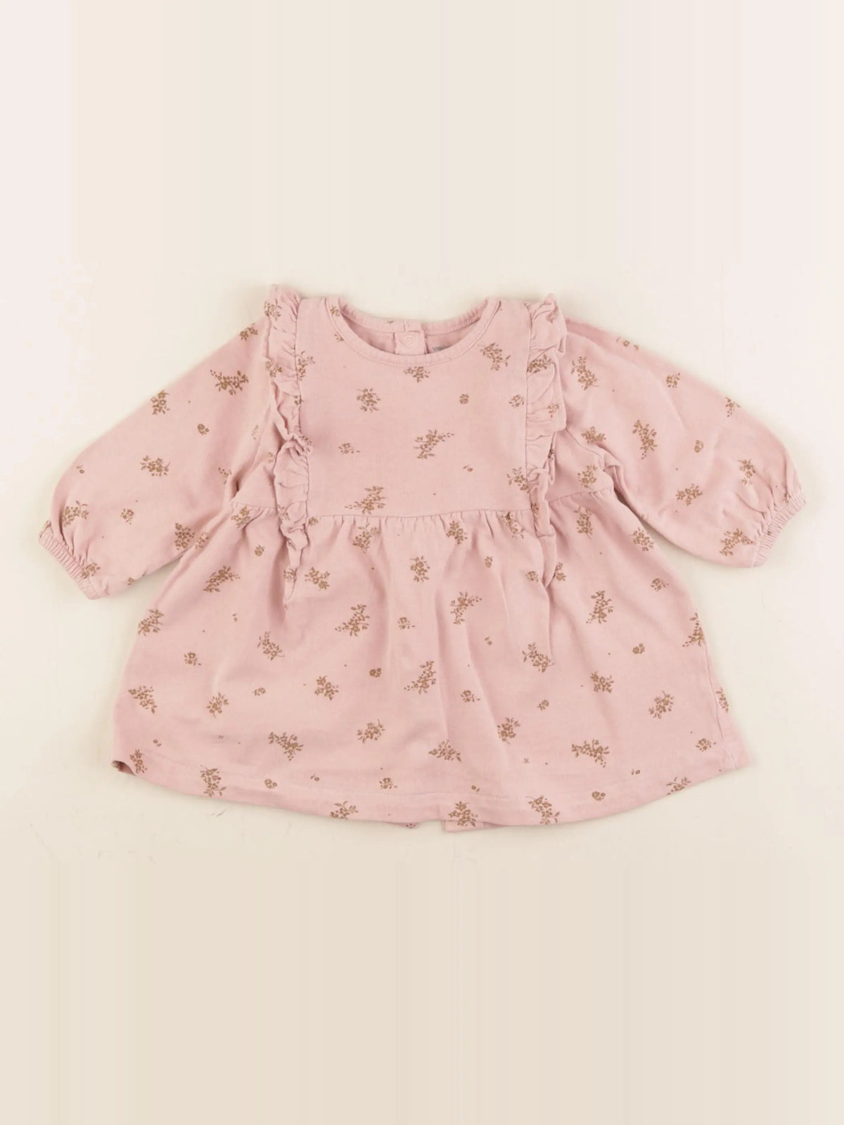 Vertbaudet - robe rose - 6 mois