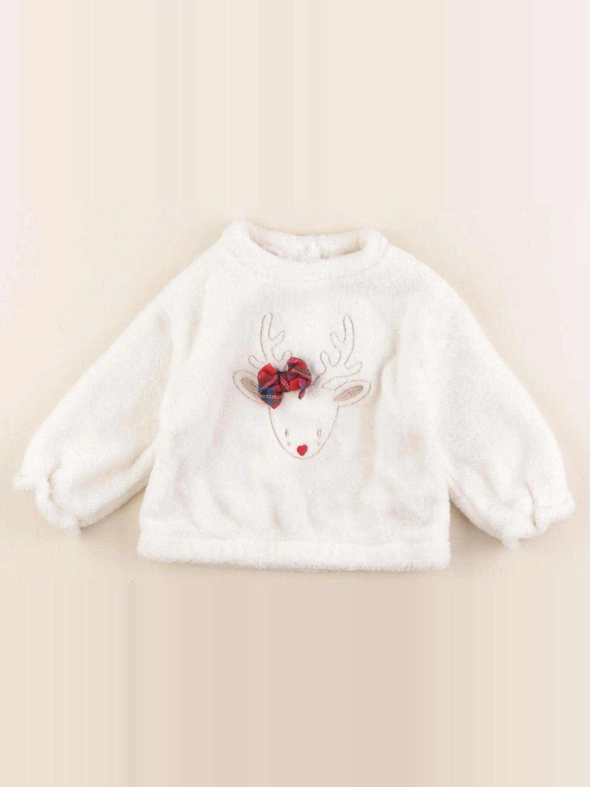 Vertbaudet - pull blanc - 9 mois