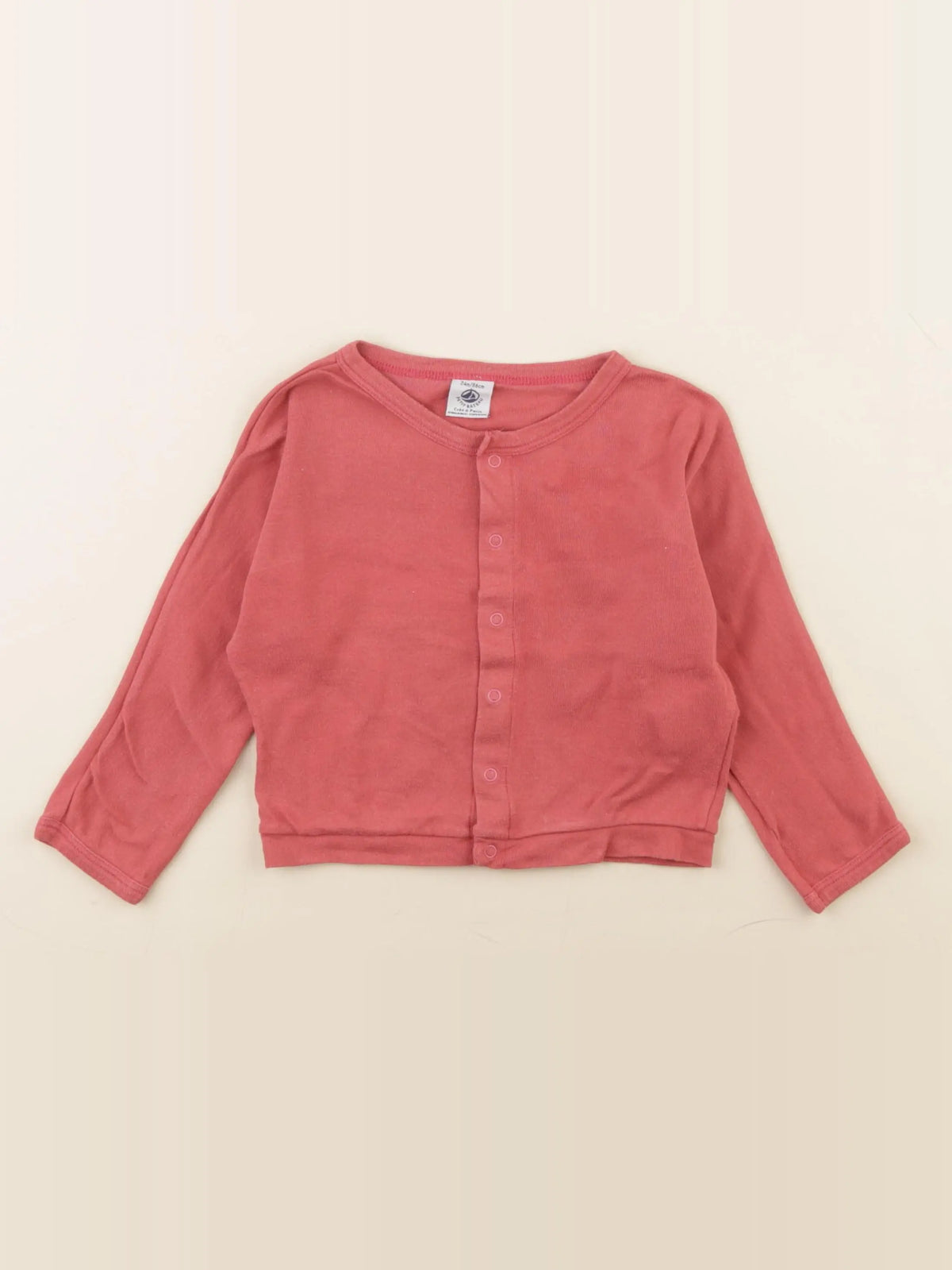 Petit Bateau - tee-shirt rose - 24 mois