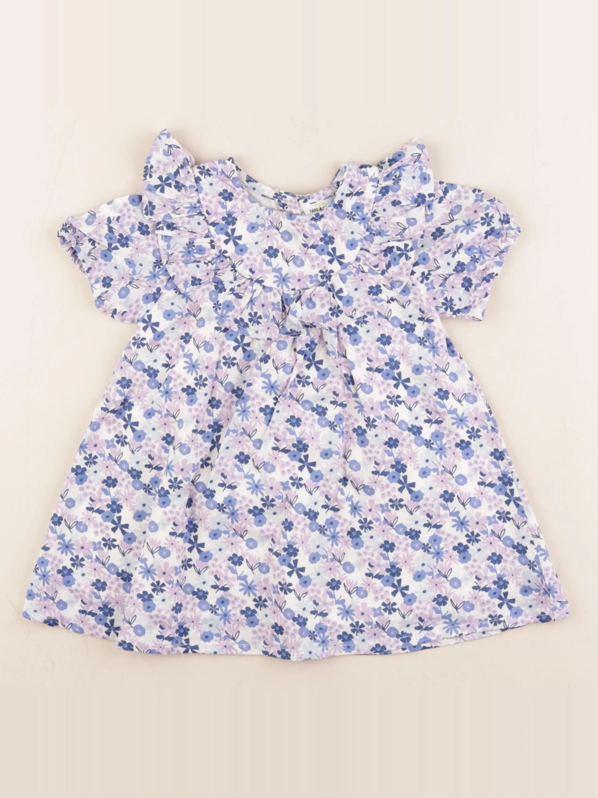 Tape à l'oeil - robe multicolore - 12 mois