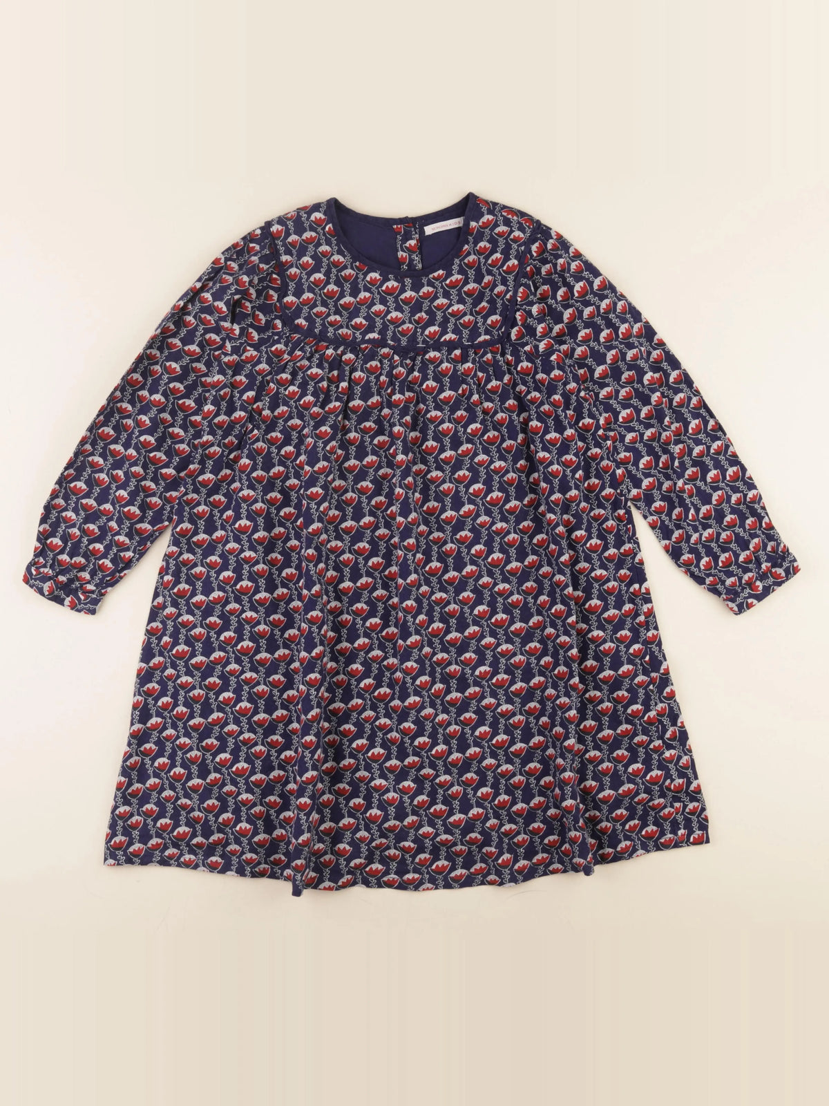 Monoprix - robe bleu - 8 ans