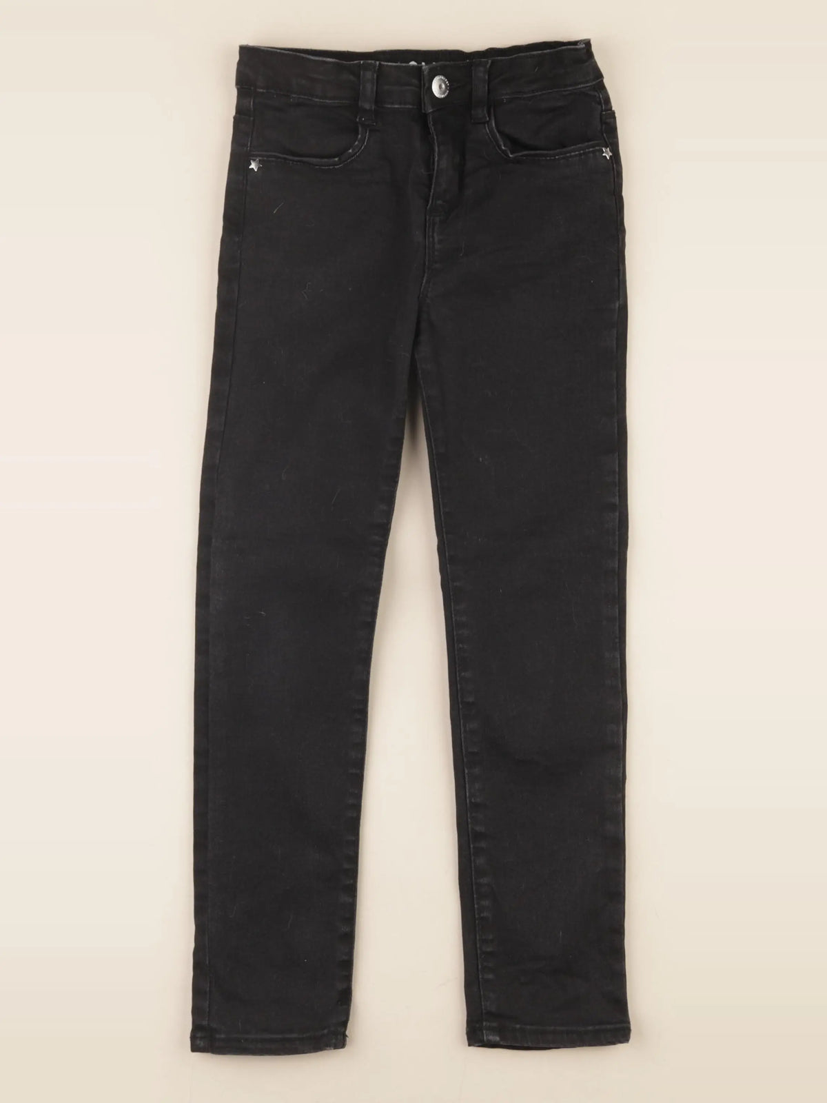 Vertbaudet - jean noir - 7 ans