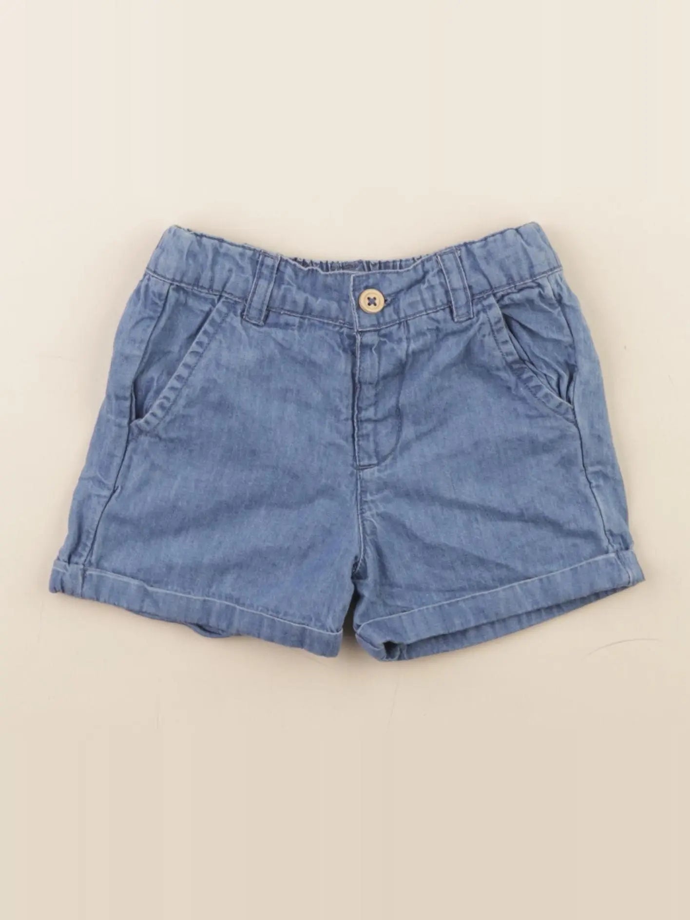 Cyrillus - short bleu - 12 mois