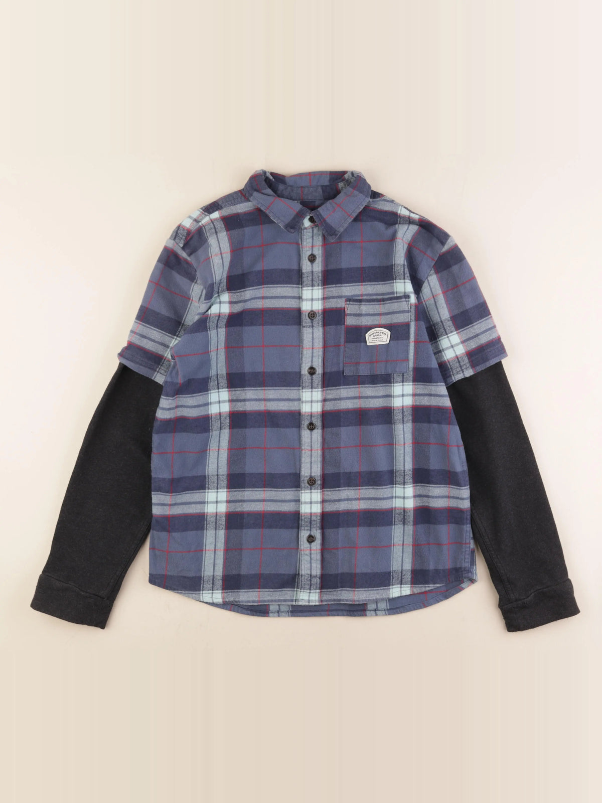 Quiksilver - chemise bleu - 14 ans
