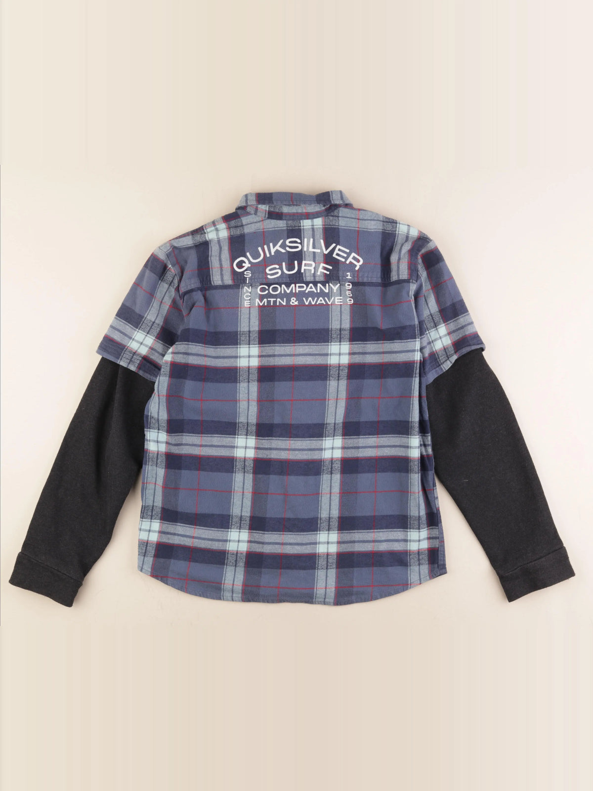 Quiksilver - chemise bleu - 14 ans