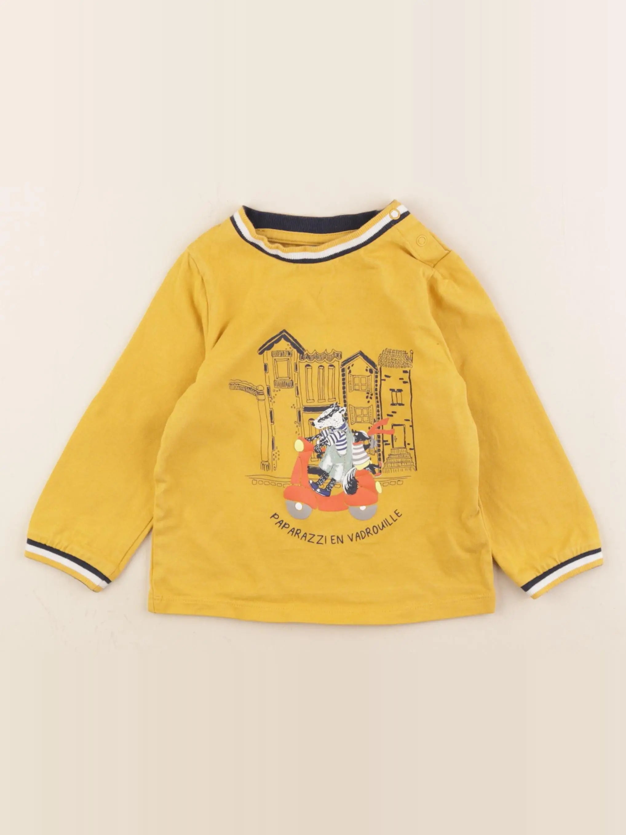 Tape à l'oeil - tee-shirt jaune - 24 mois