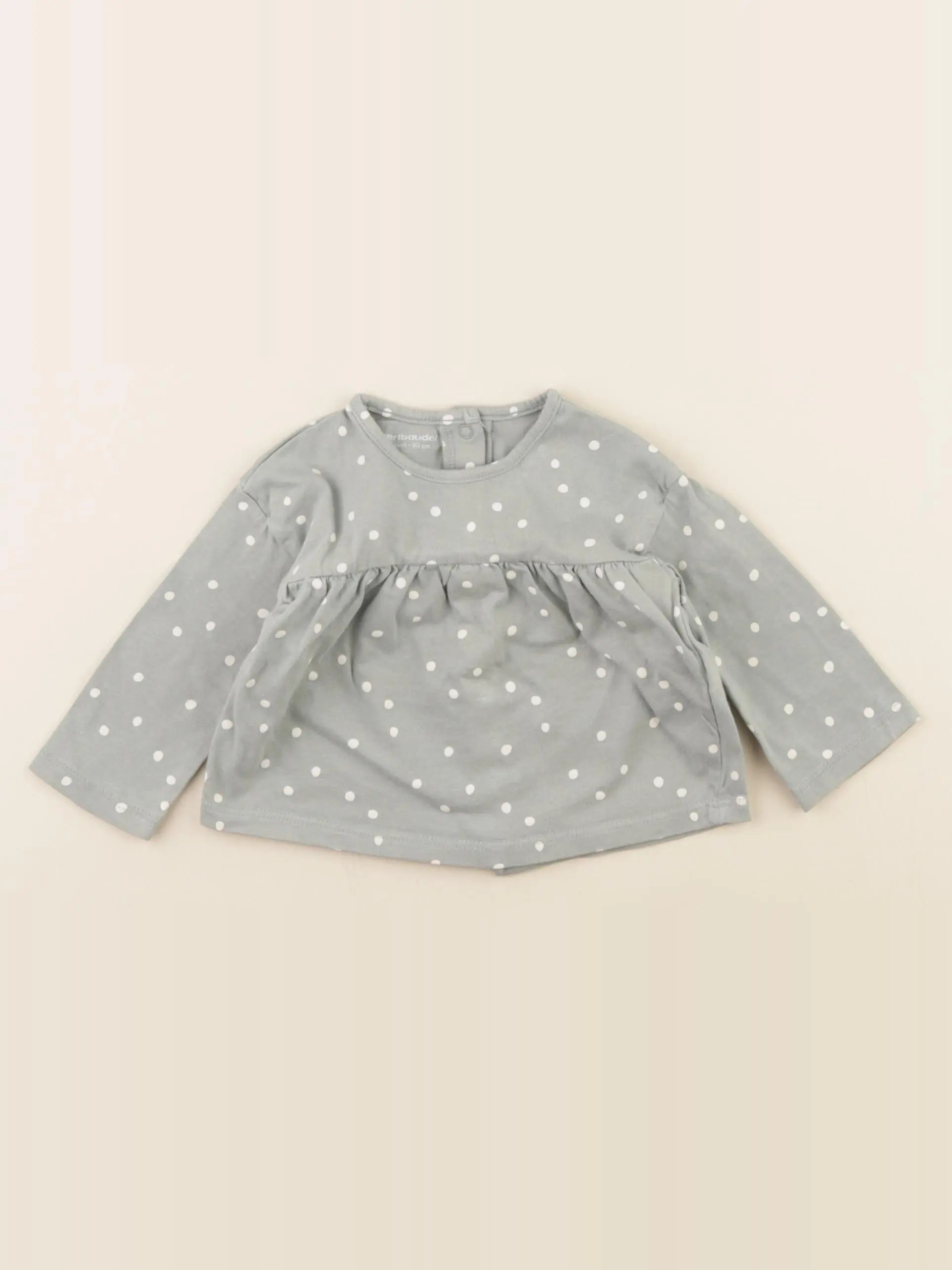 Vertbaudet - tee-shirt vert - 3 mois