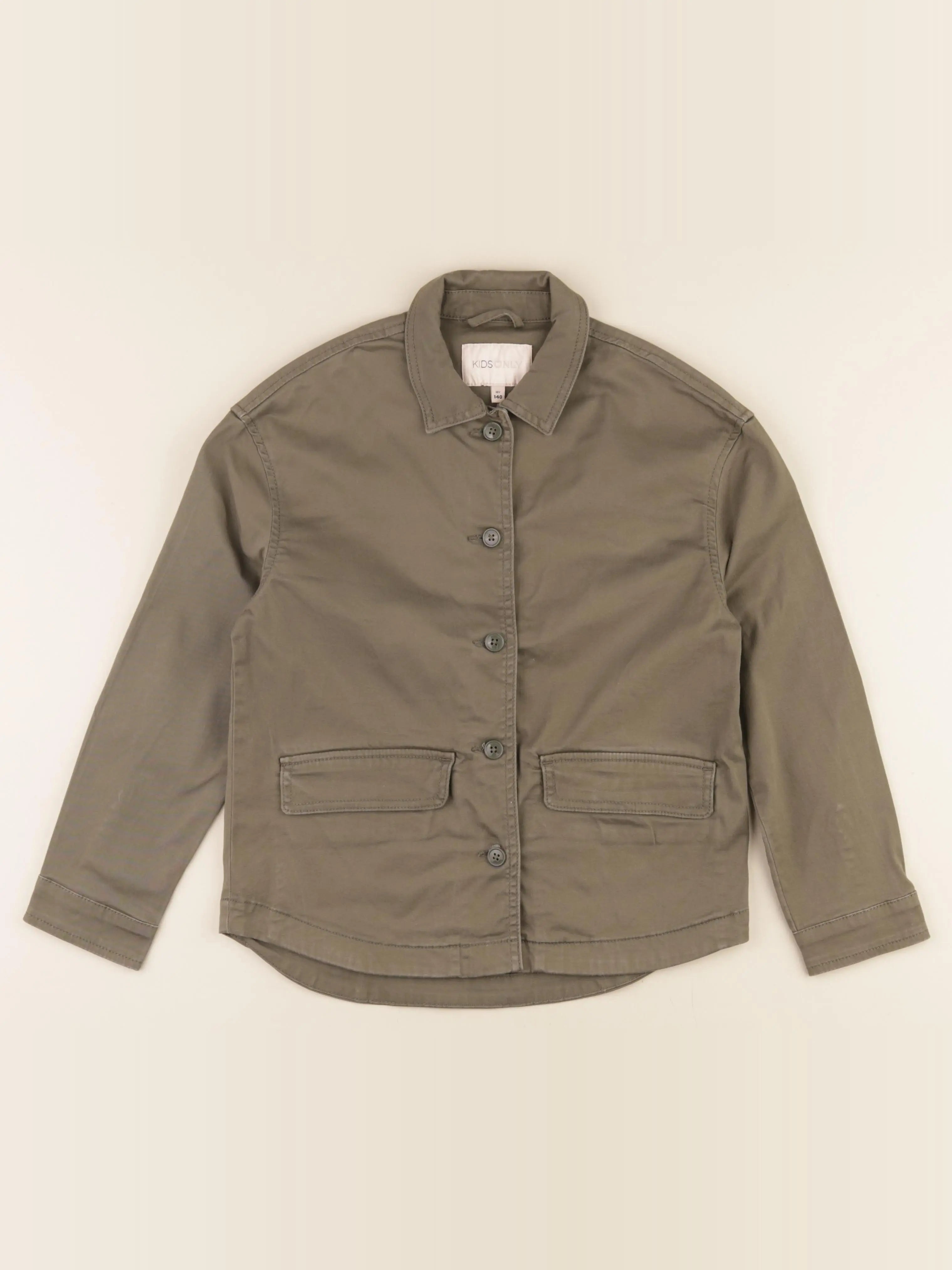 Kids Only - veste imprimé au dos taupe - 10 ans