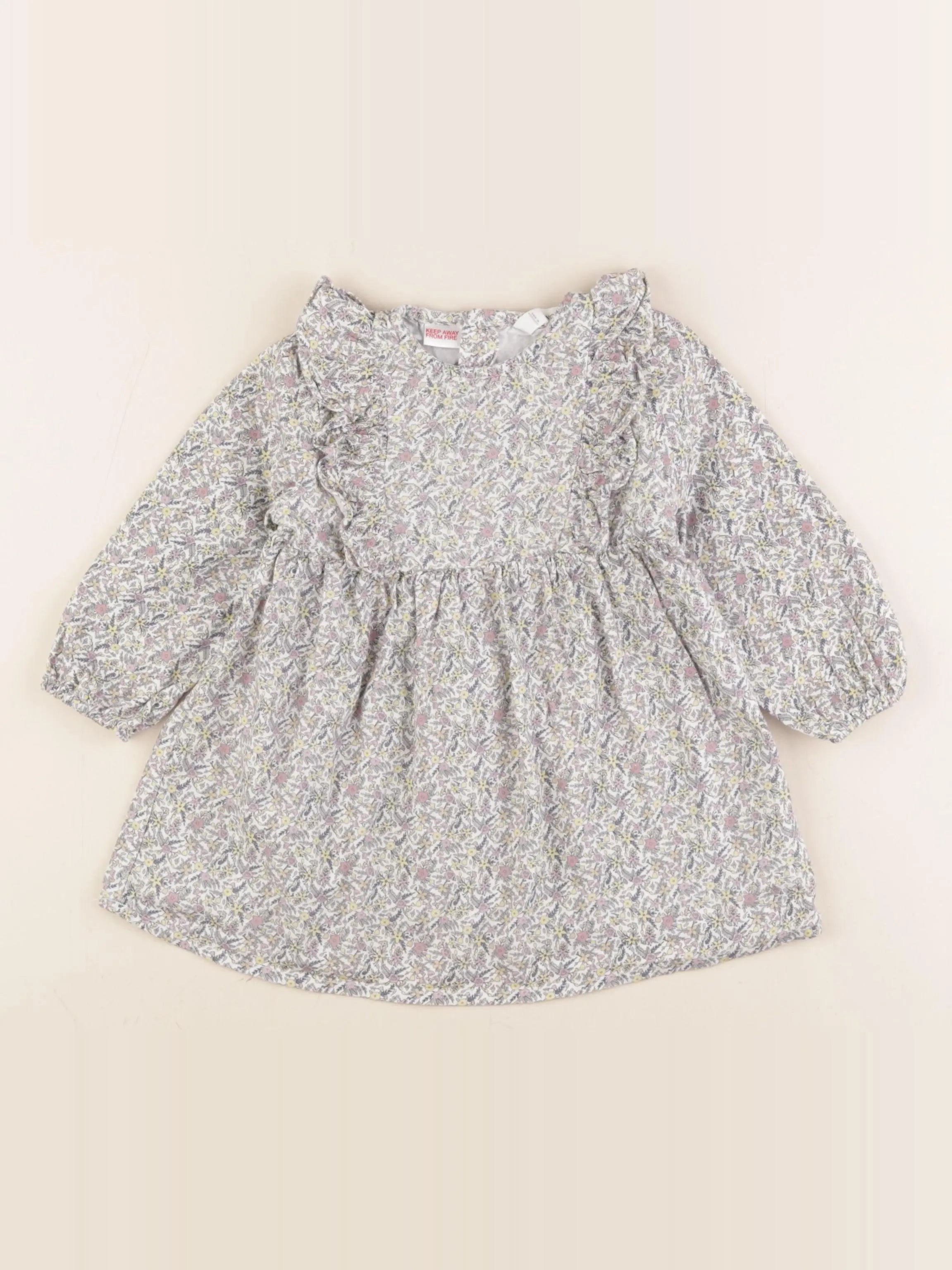 Mango - robe multicolore - 2/3 ans