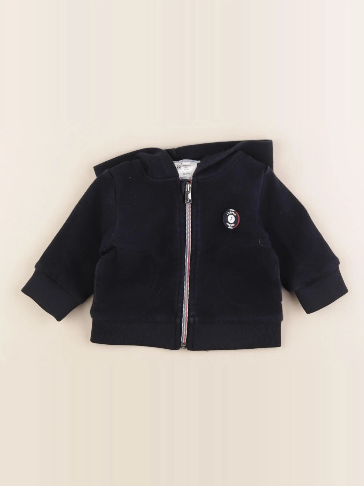 Jacadi - sweat bleu - 6 mois
