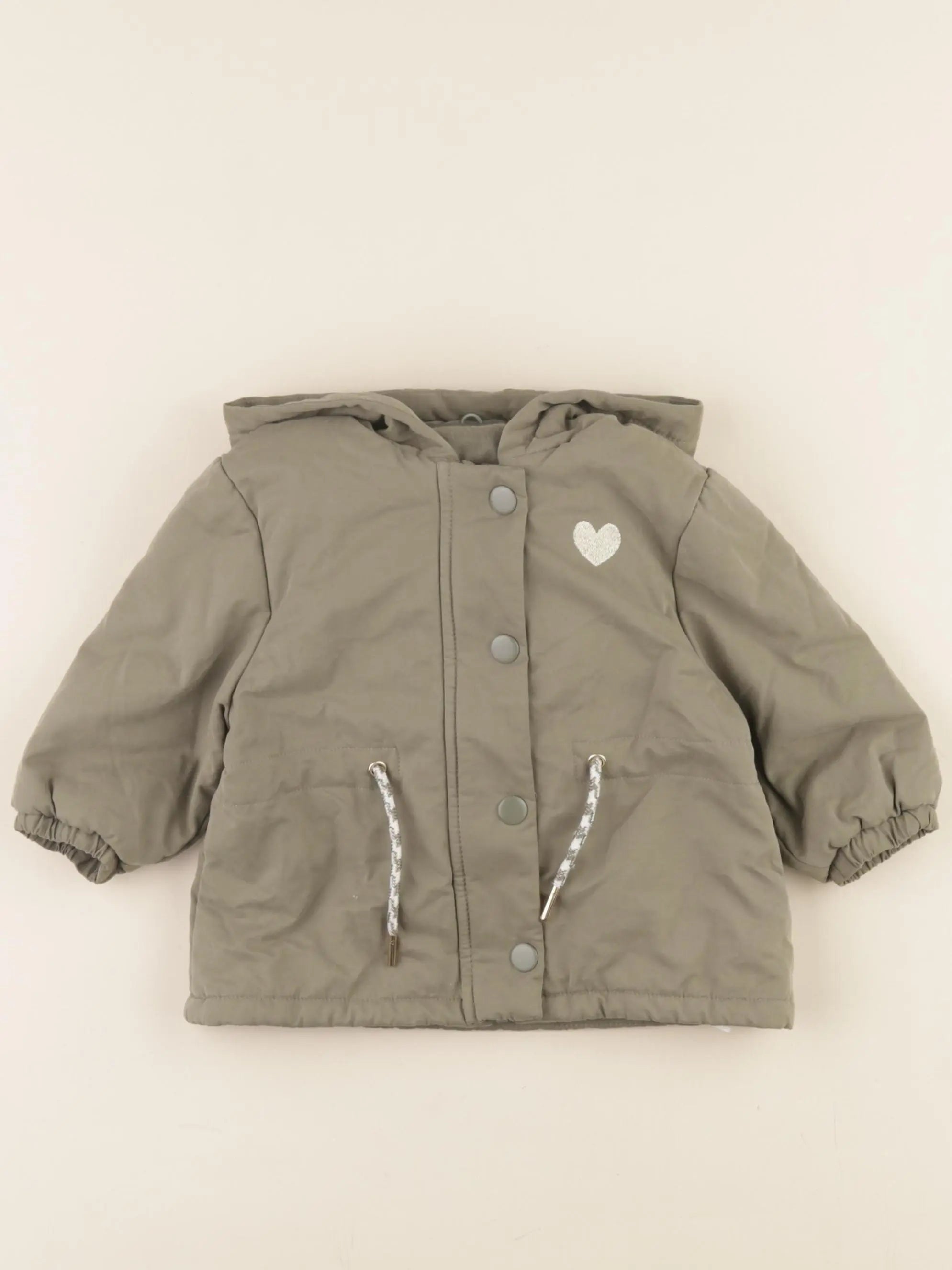 Tape à l'oeil - manteau vert - 9 mois
