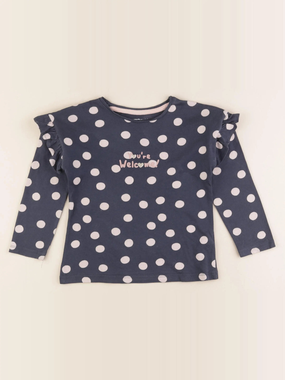 Vertbaudet - tee-shirt bleu - 6 ans