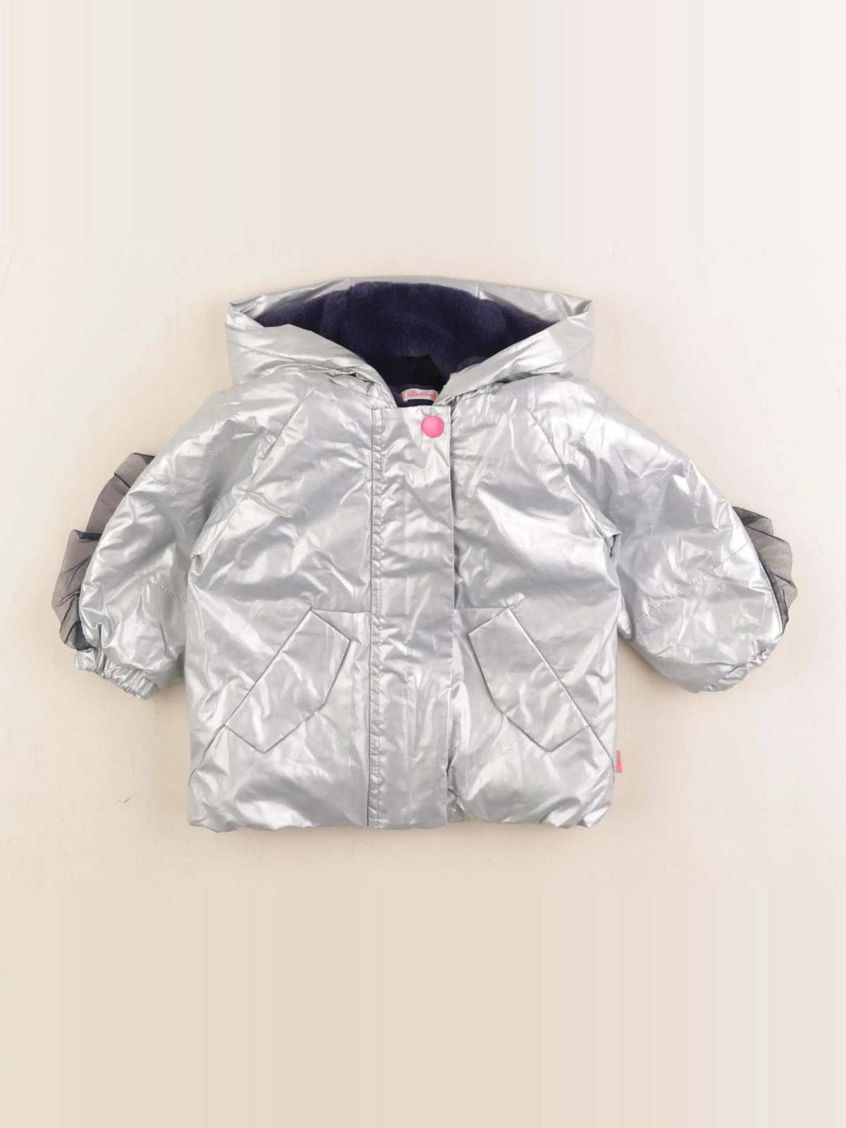 Billie Blush - imperméable argent - 6 mois