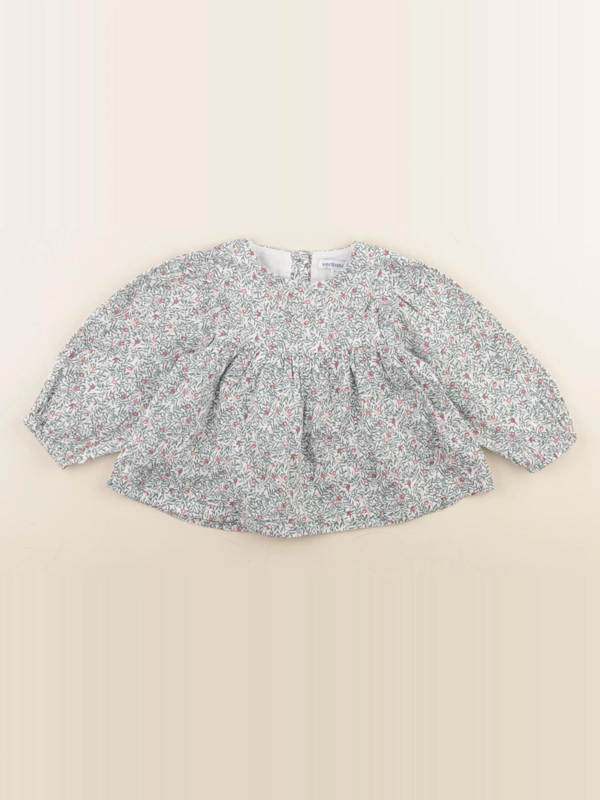 Vertbaudet - blouse vert - 24 mois