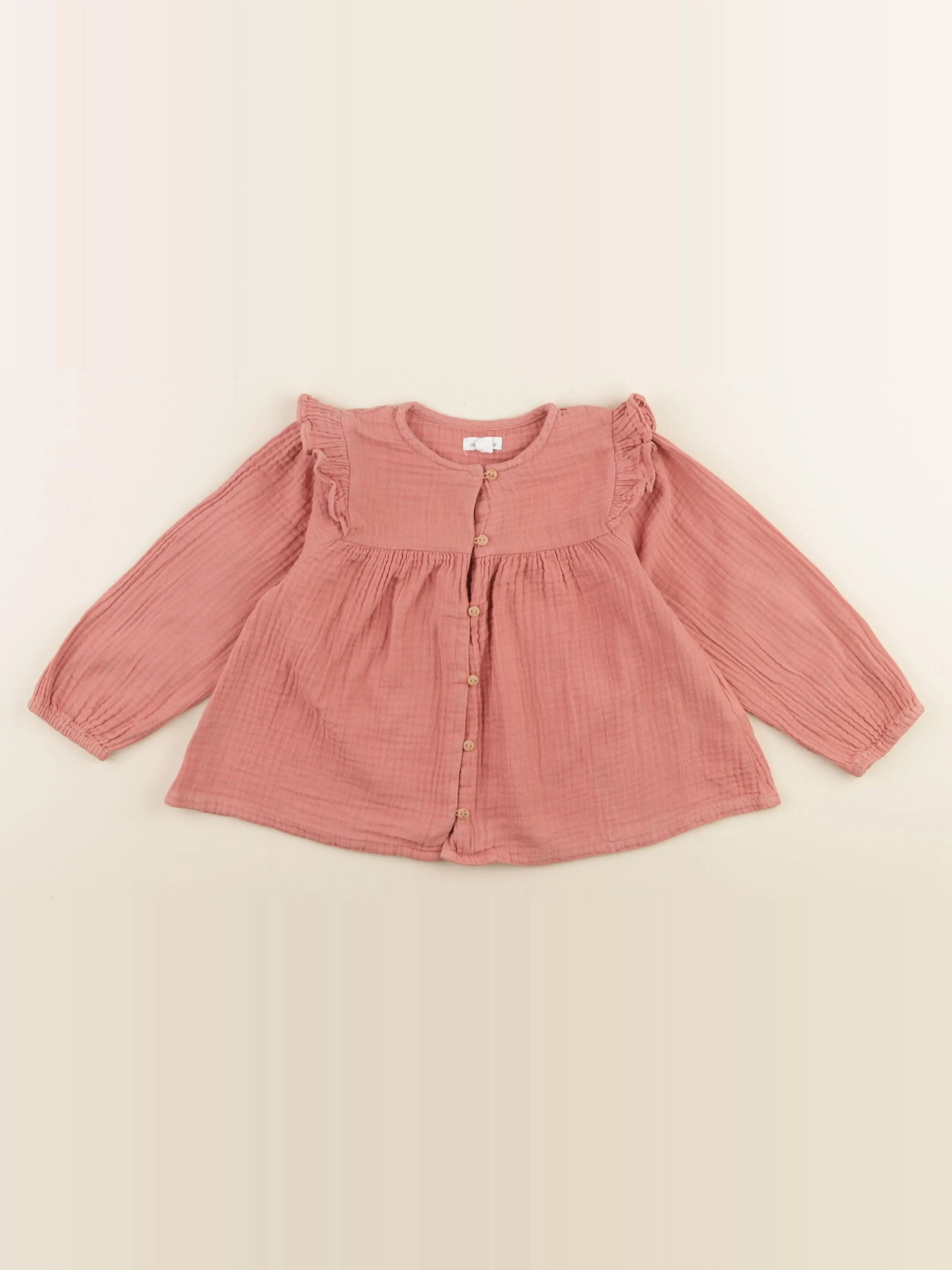 Vertbaudet - blouse rose - 36 mois