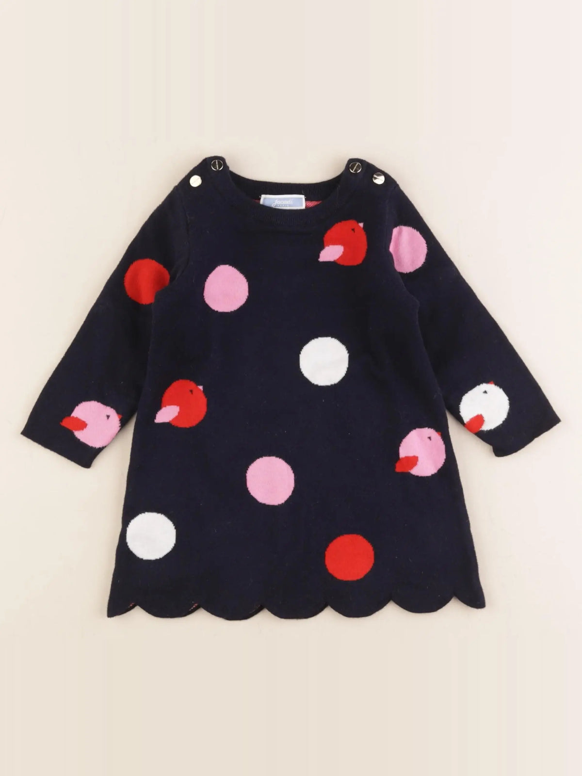 Jacadi - robe bleu - 12 mois