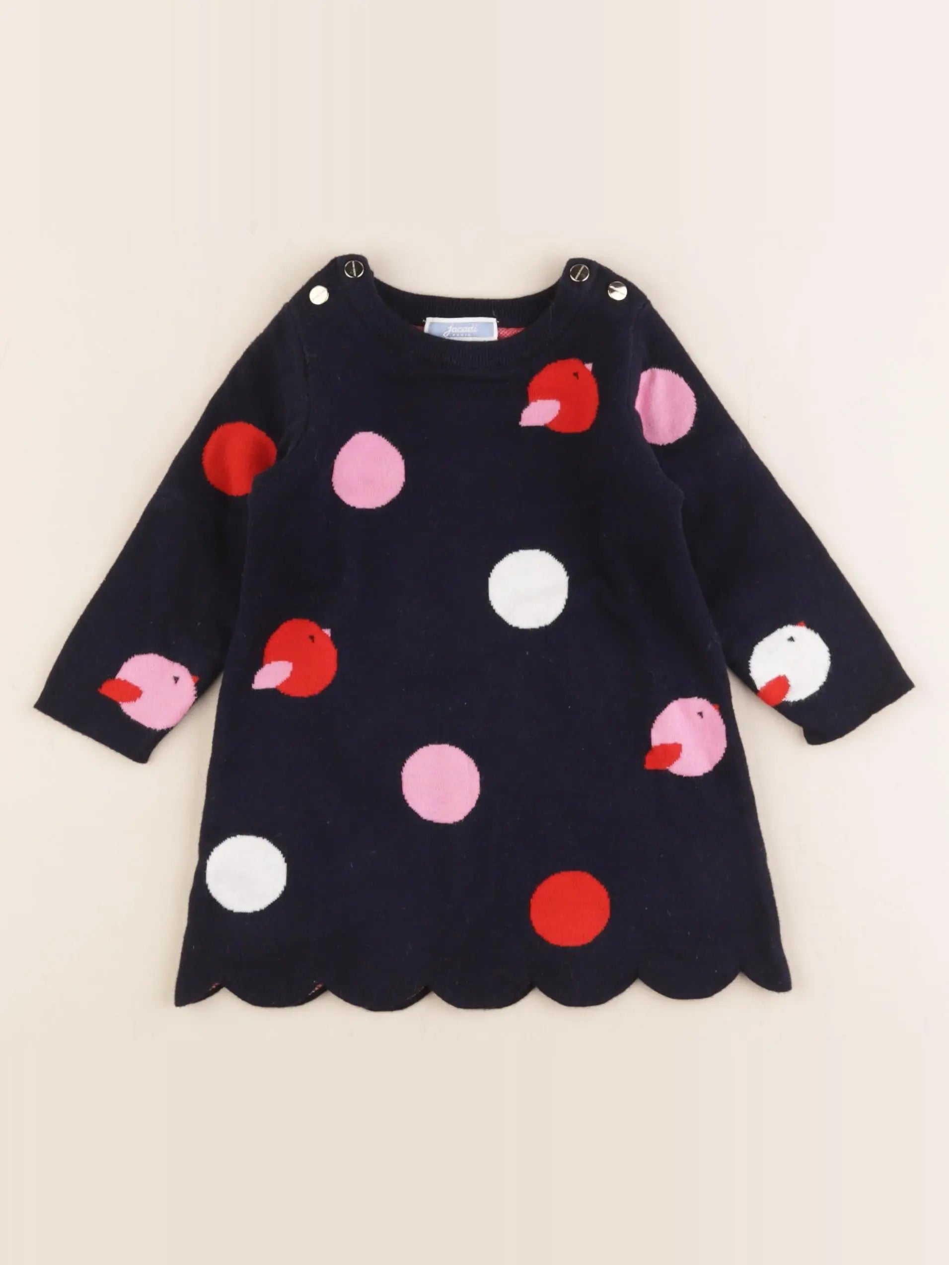 Jacadi - robe bleu - 12 mois