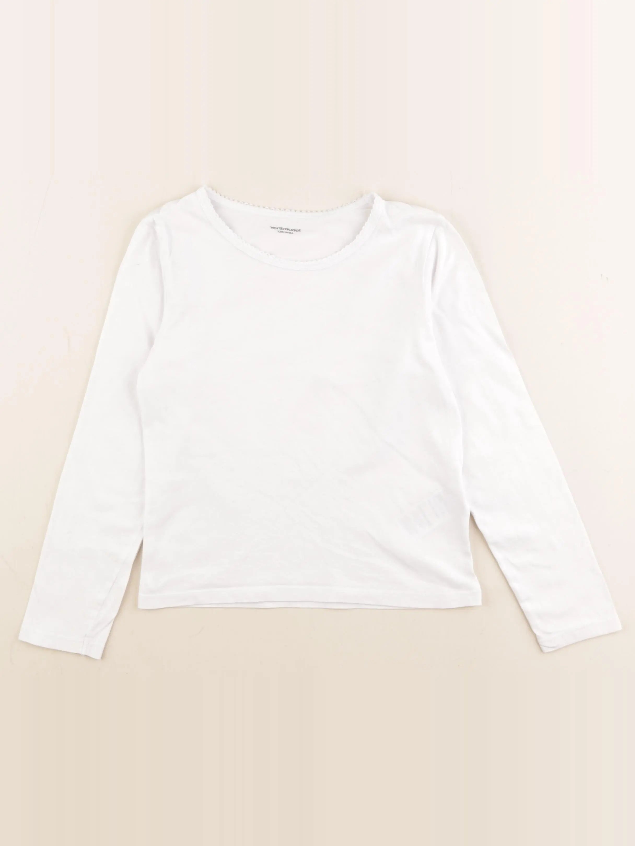 Vertbaudet - maillot de corps blanc - 8 ans