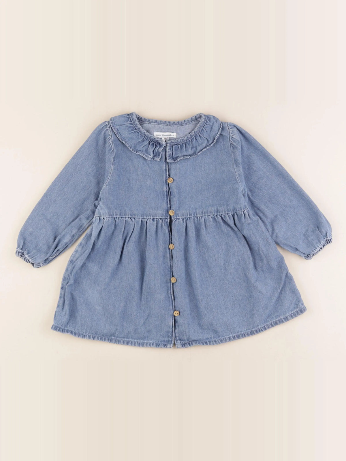 Vertbaudet - robe bleu - 24 mois