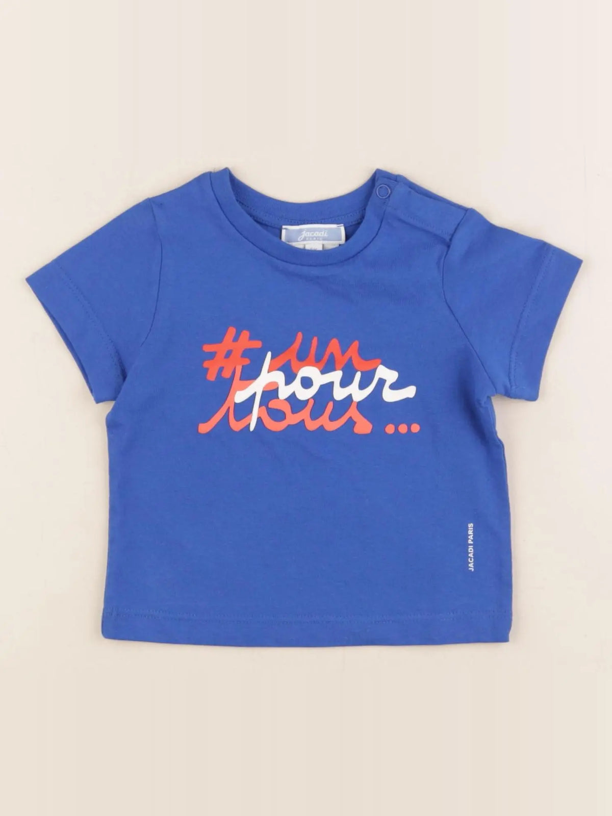 Jacadi - tee-shirt bleu - 6 mois