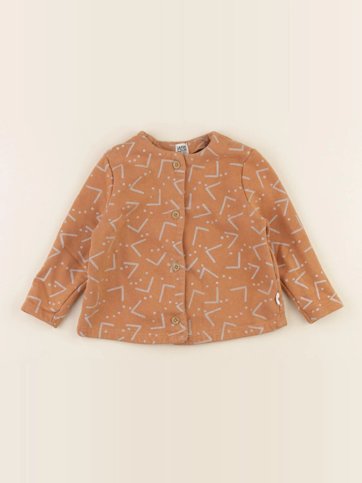 Cyrillus - sweat marron - 12 mois