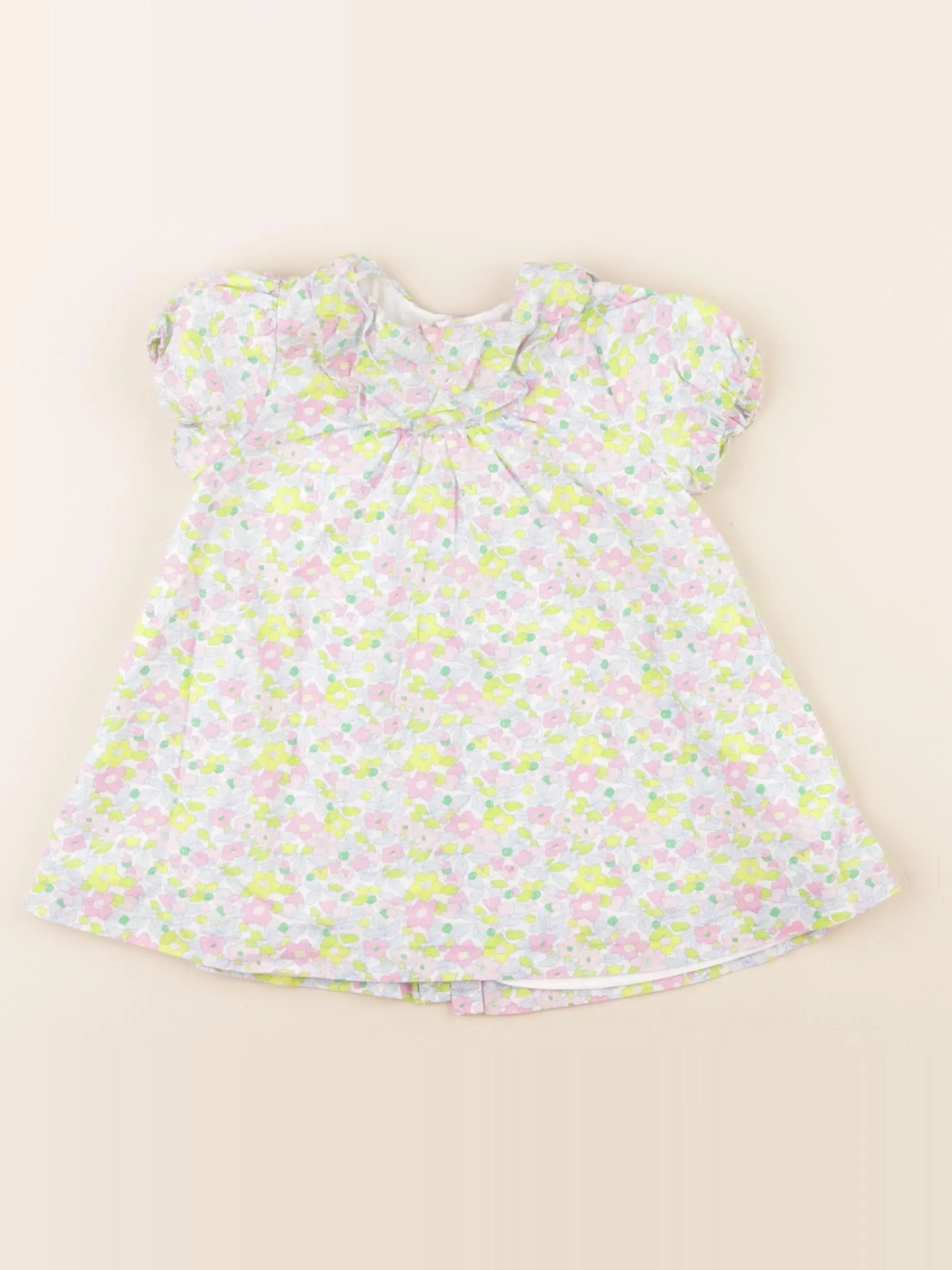 Jacadi - robe liberty multicolore - 12 mois