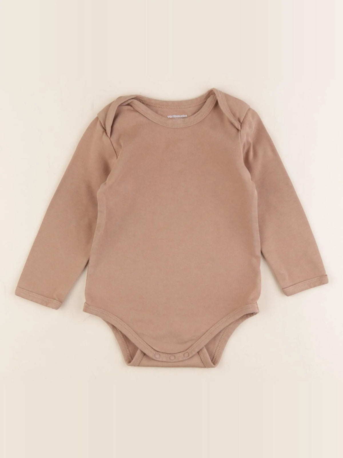 Vertbaudet - body marron - 24 mois