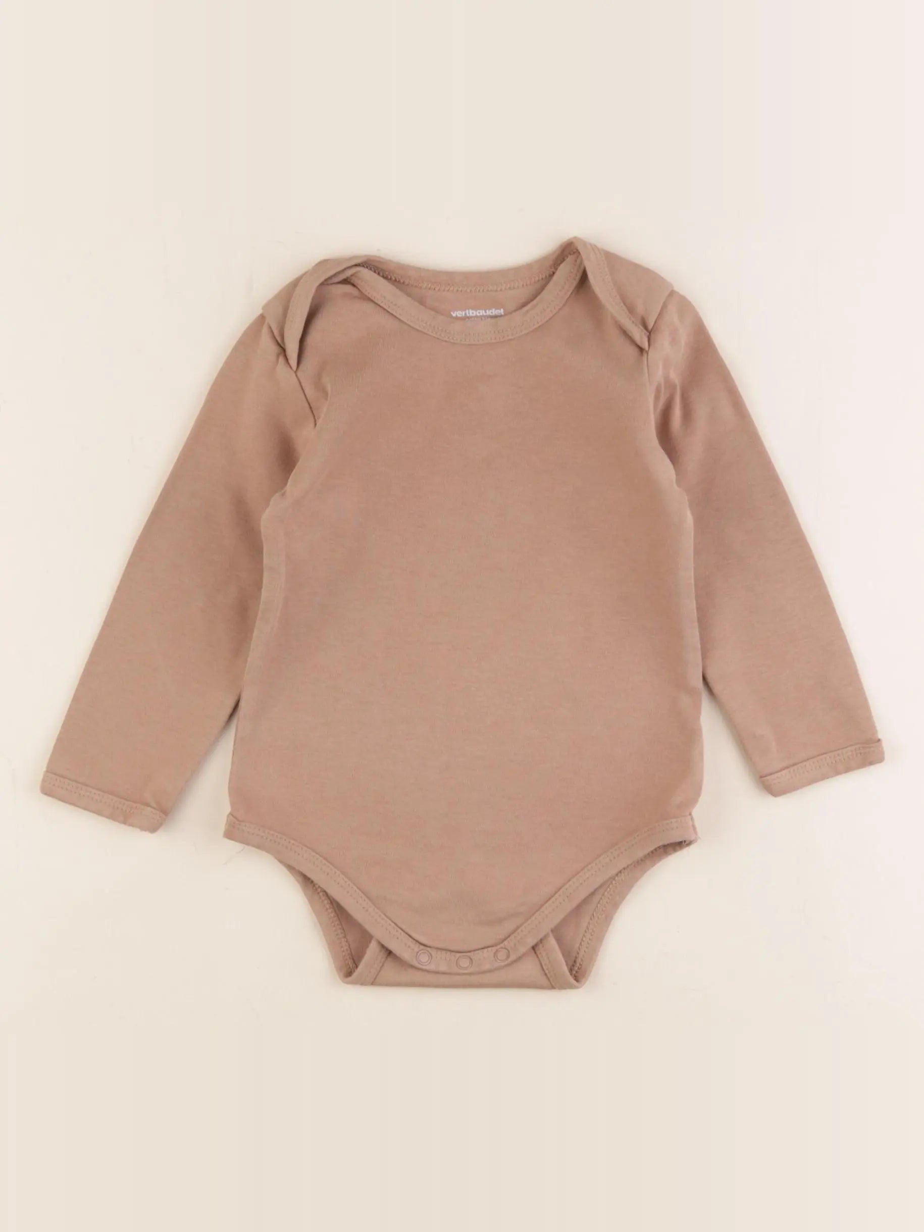Vertbaudet - body marron - 24 mois