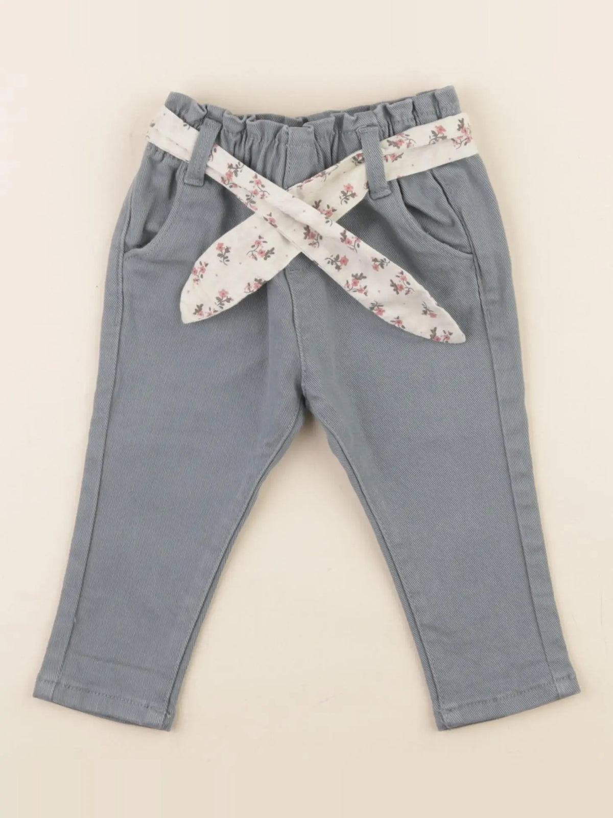 Vertbaudet - jean bleu - 6 mois
