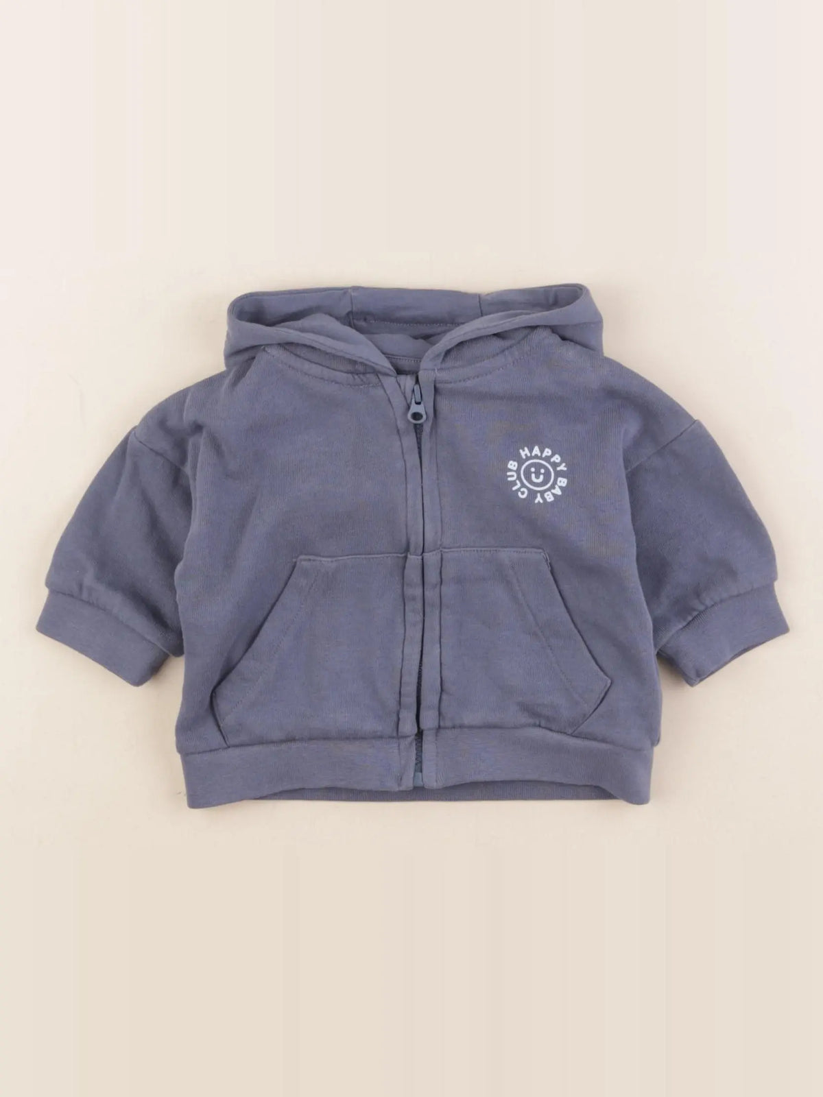 Vertbaudet - sweat bleu - 3 mois