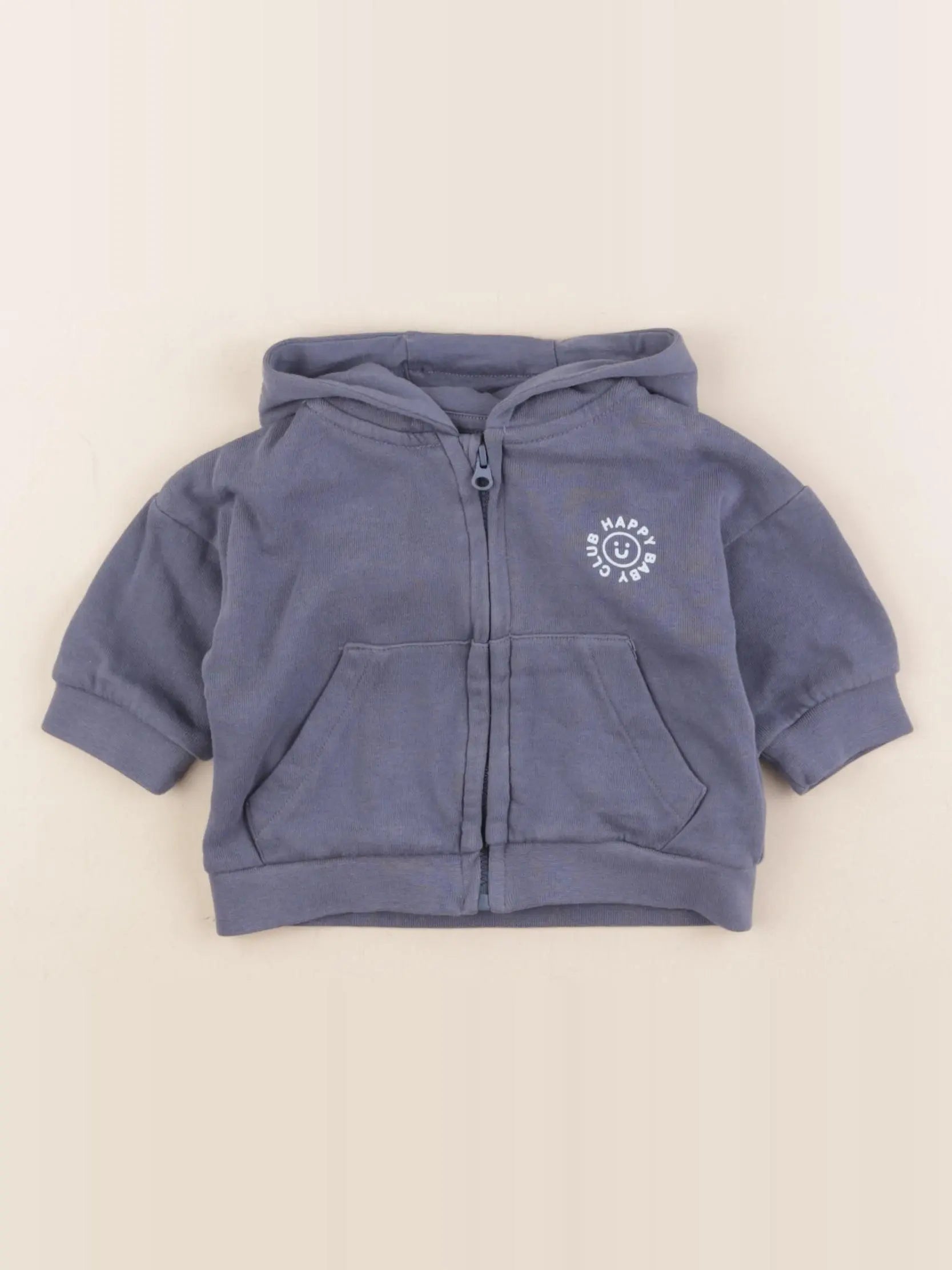 Vertbaudet - sweat bleu - 3 mois