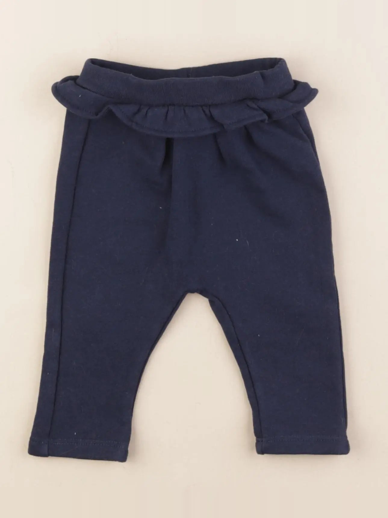 Tape à l'oeil - pantalon doublé bleu - 3 mois