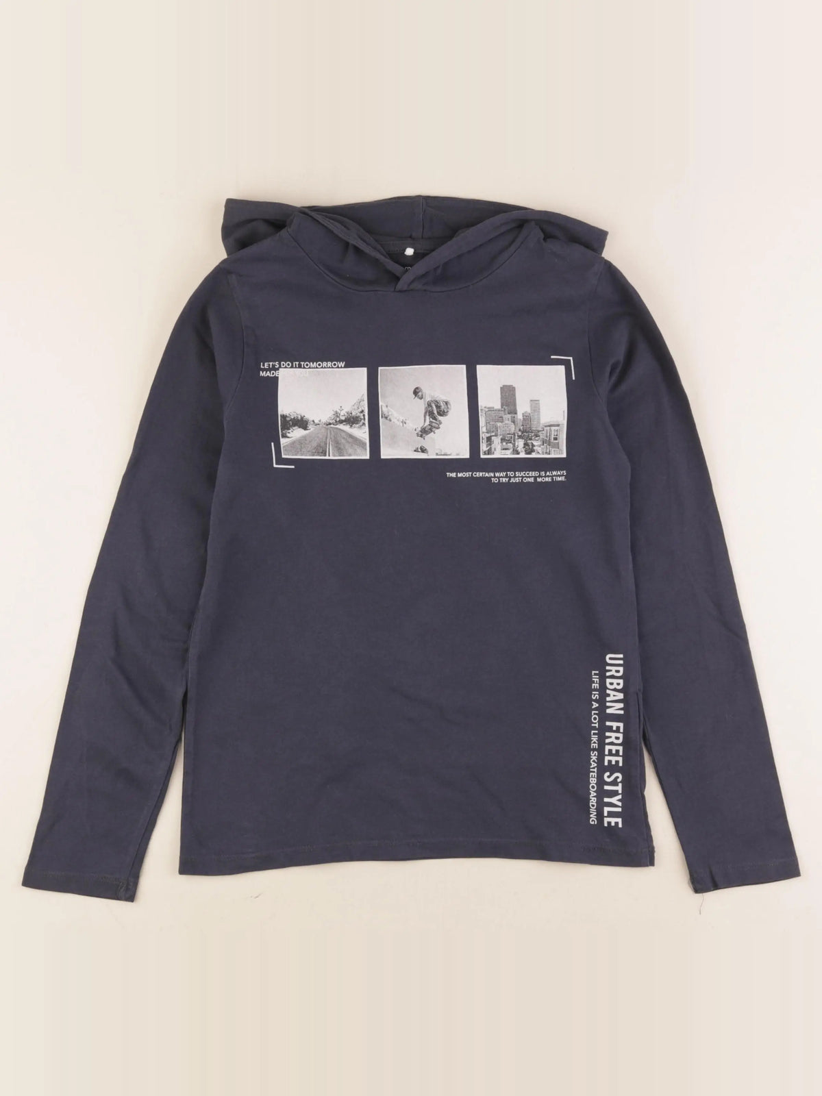 Name it - tee-shirt bleu, gris - 9/10 ans