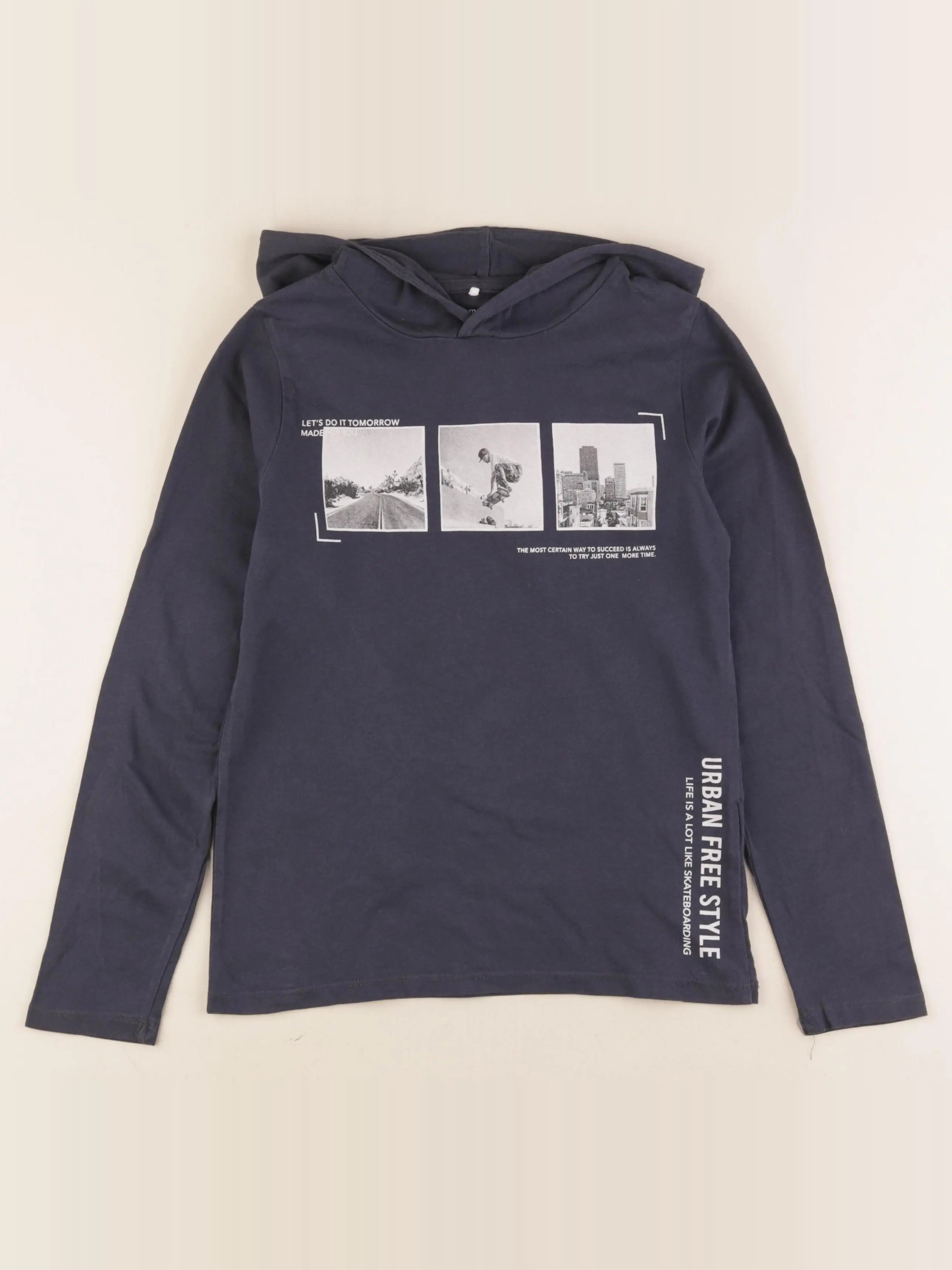 Name it - tee-shirt bleu, gris - 9/10 ans