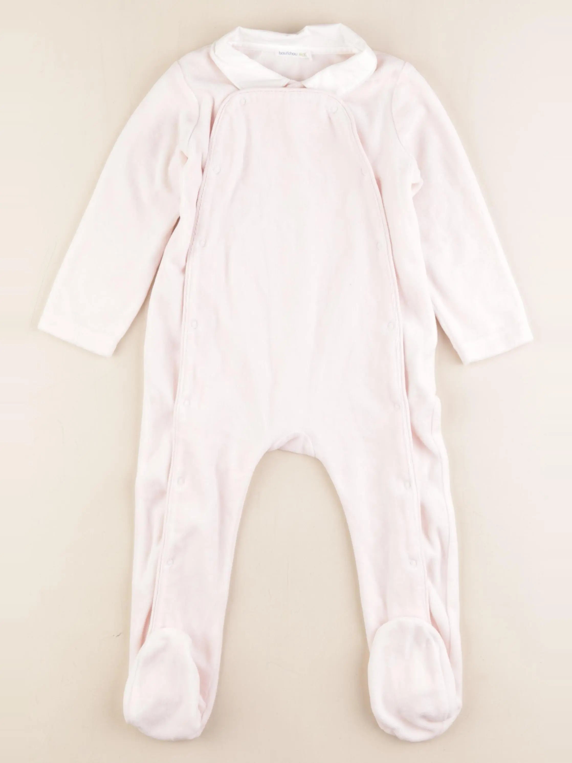 Boutchou - pyjama velours rose - 24 mois
