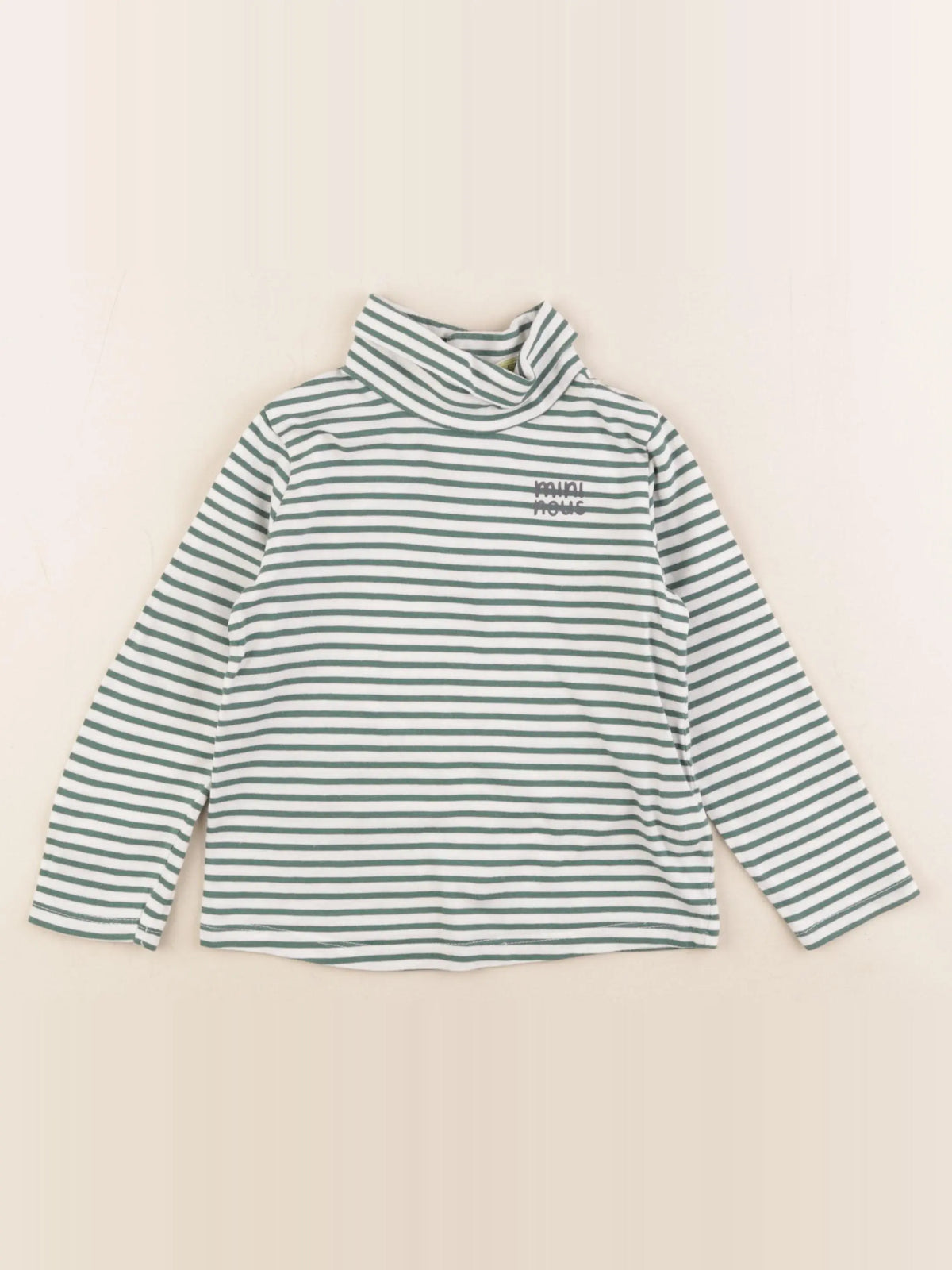 Tape à l'oeil - sous-pull blanc, vert - 36 mois