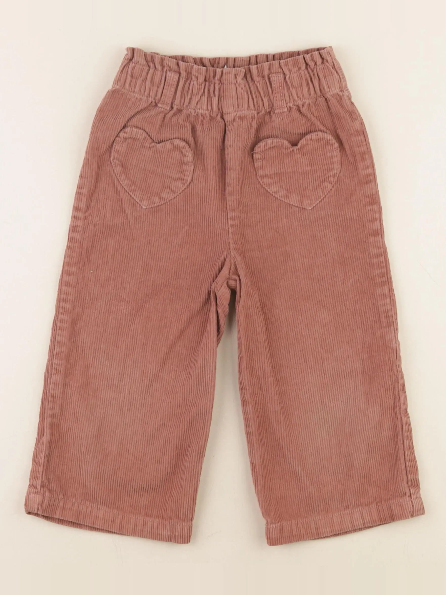 Vertbaudet - pantalon marron - 24 mois