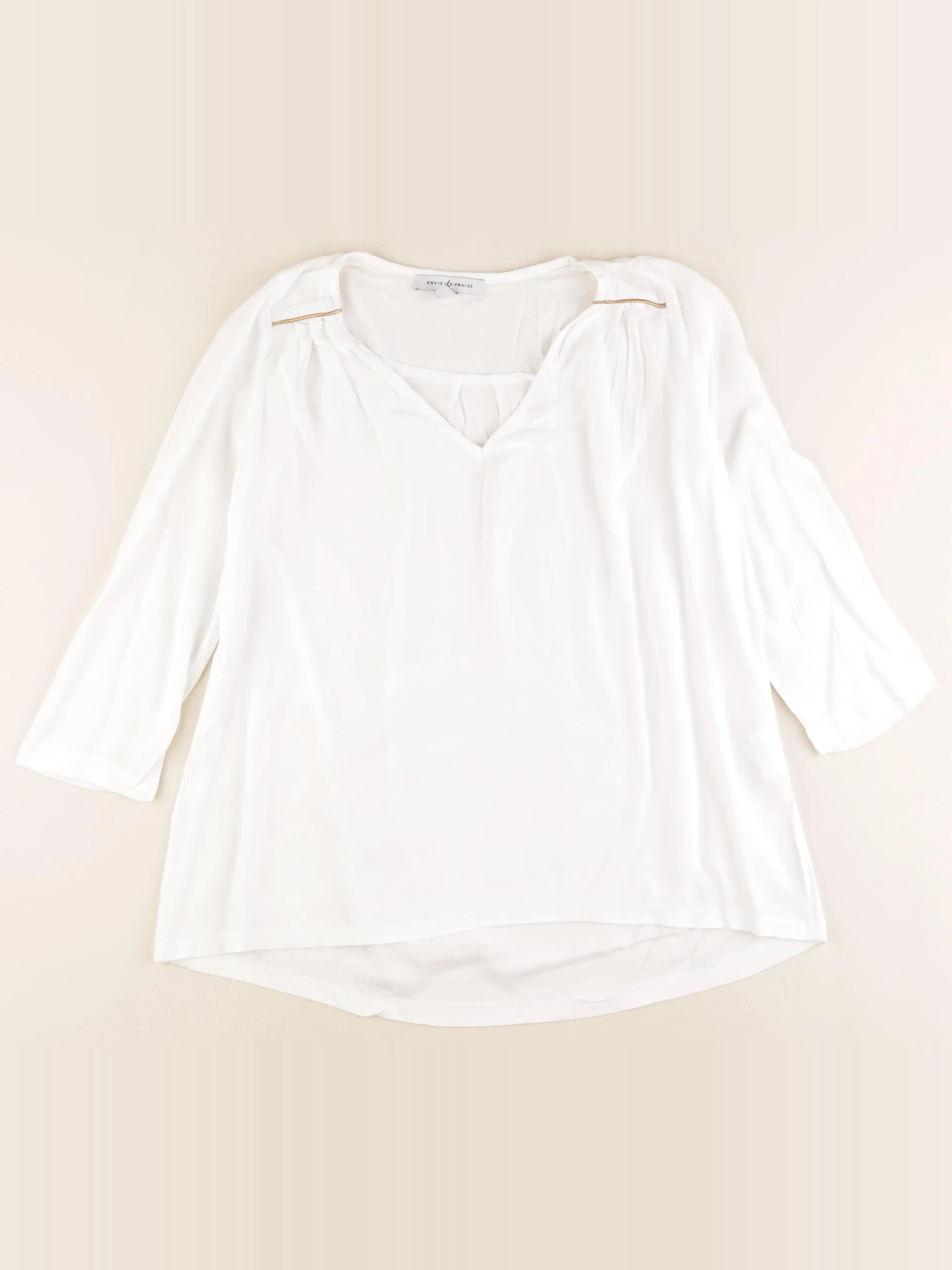 Envie de fraise - blouse grossesse blanc - 36