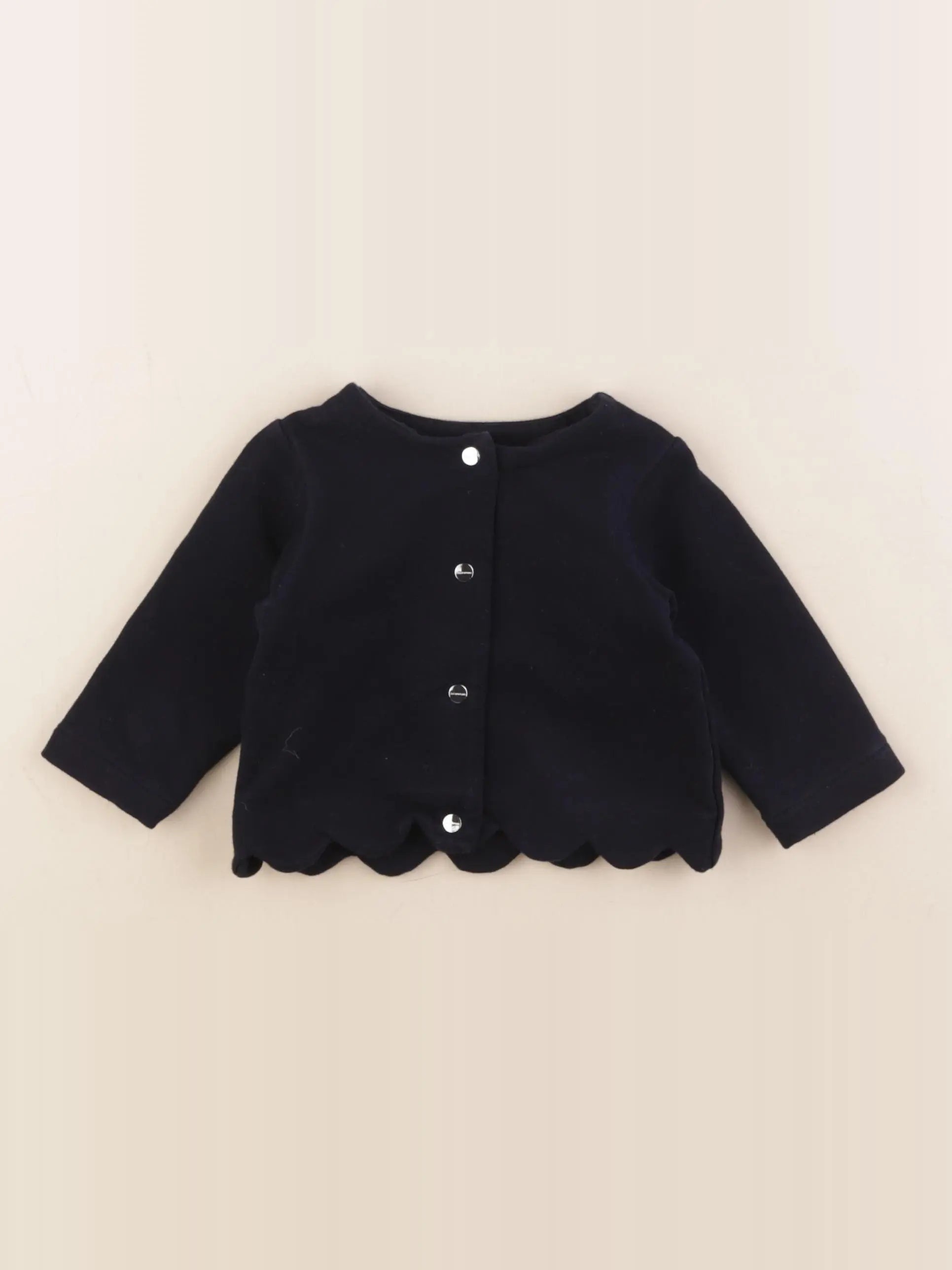 Jacadi - sweat bleu - 6 mois