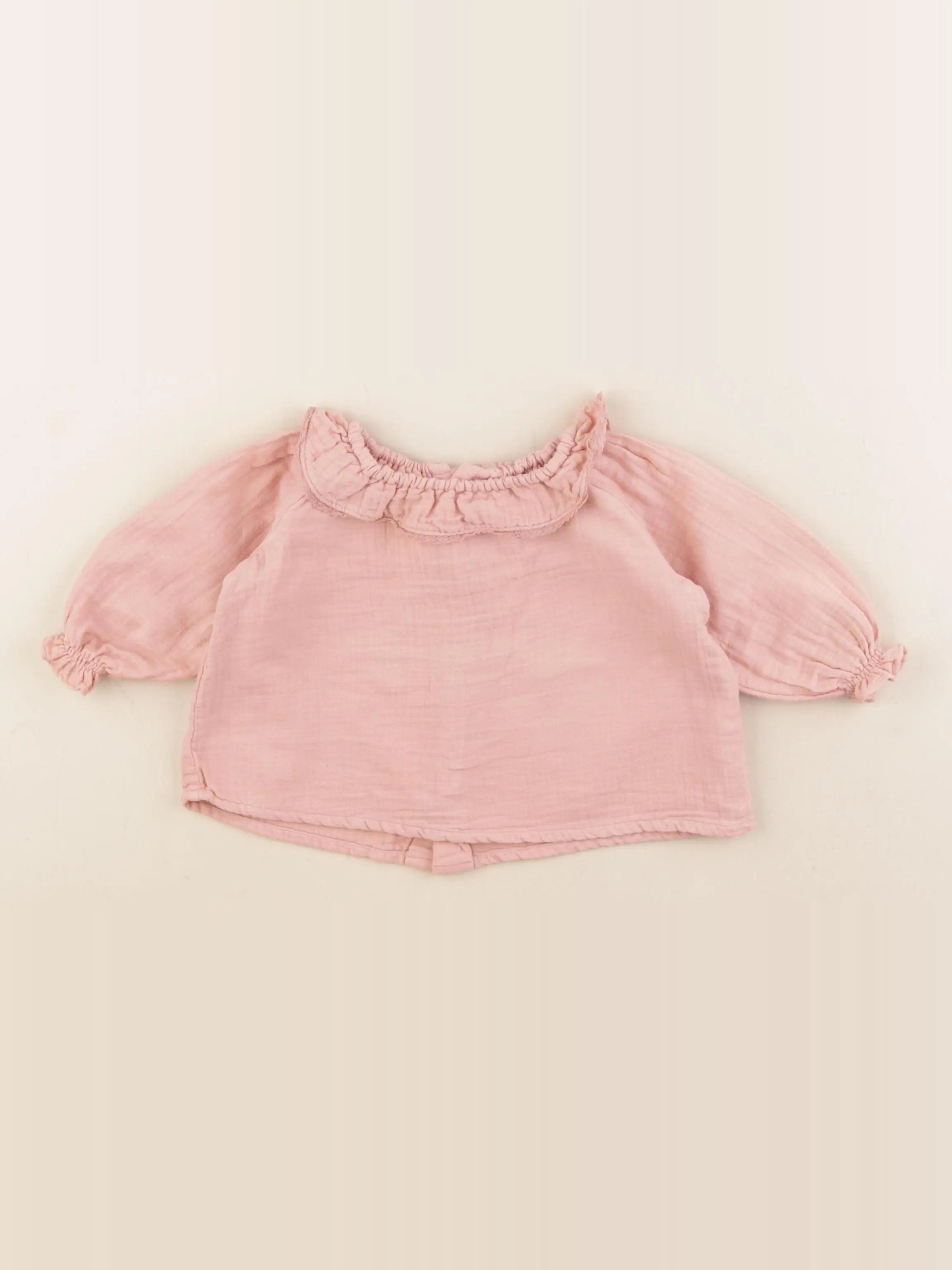 Bonton - blouse rose - 6 mois