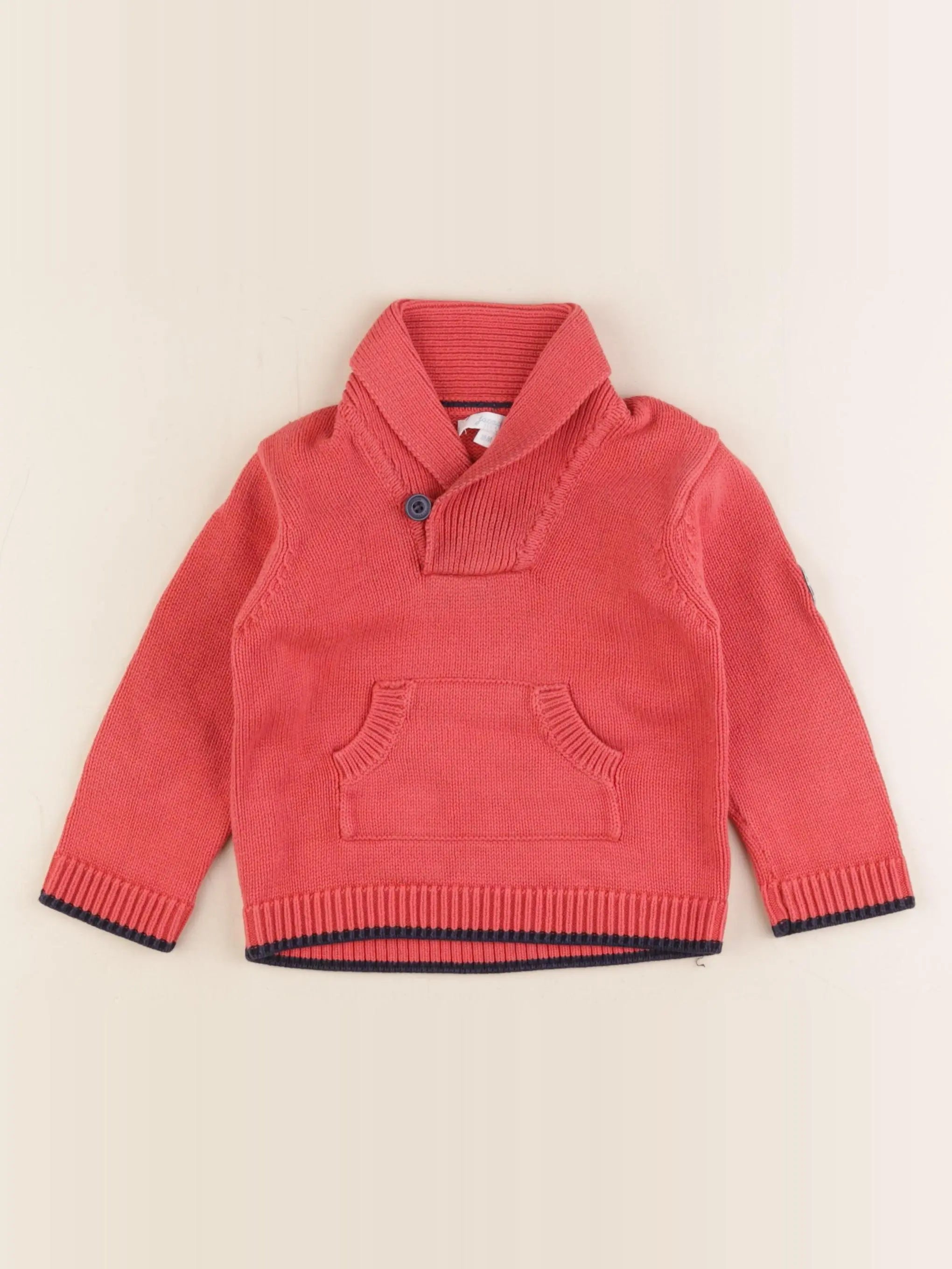 Jacadi - pull rouge - 18 mois