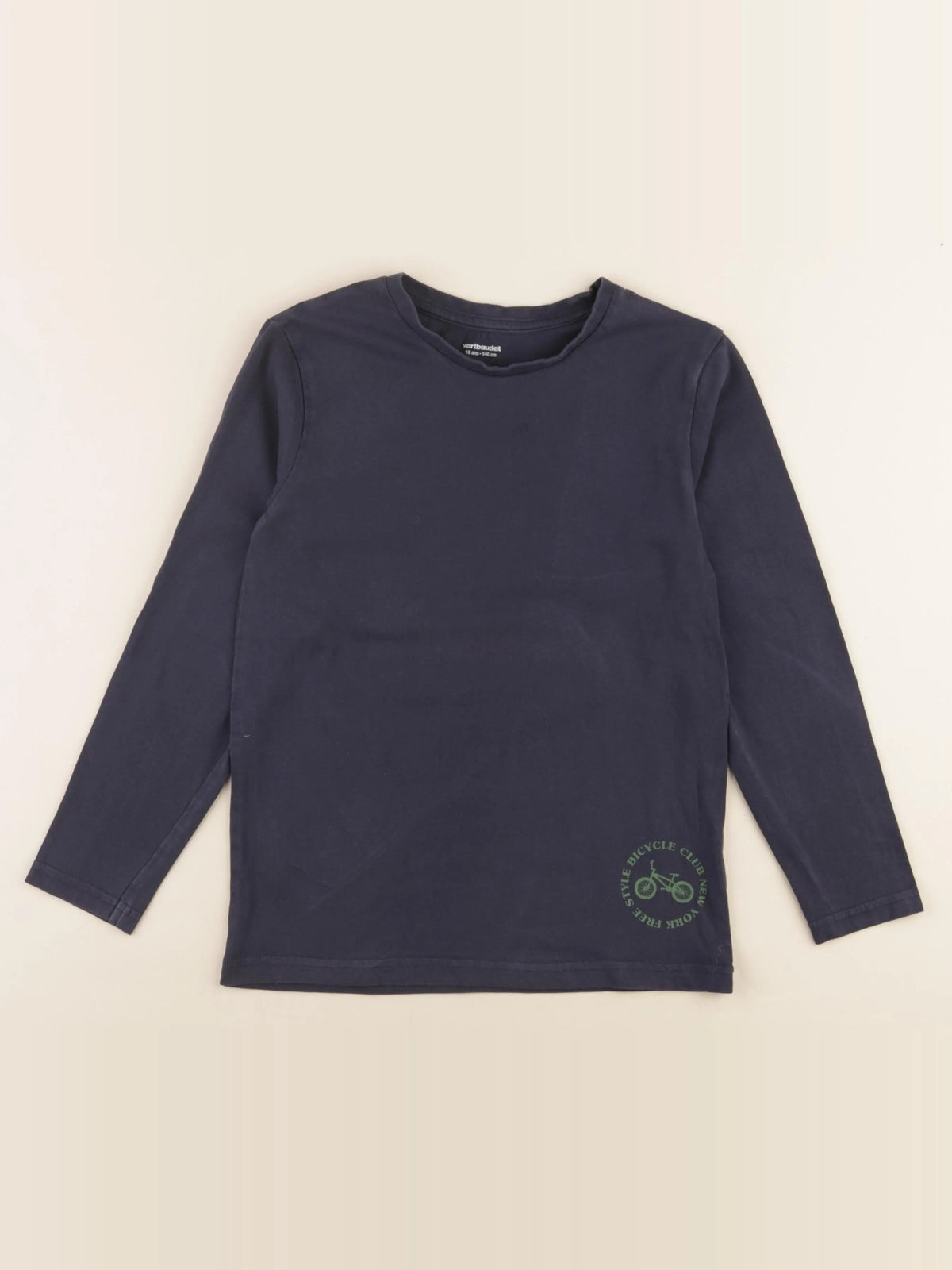 Vertbaudet - tee-shirt bleu - 10 ans