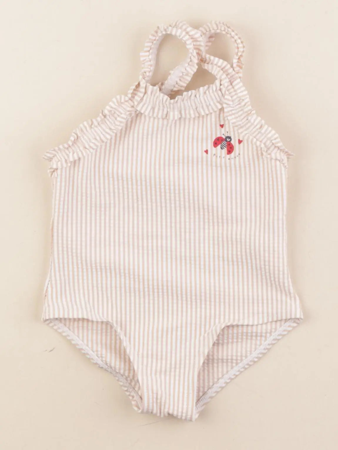 Vertbaudet - maillot de bain rose - 9/12 mois