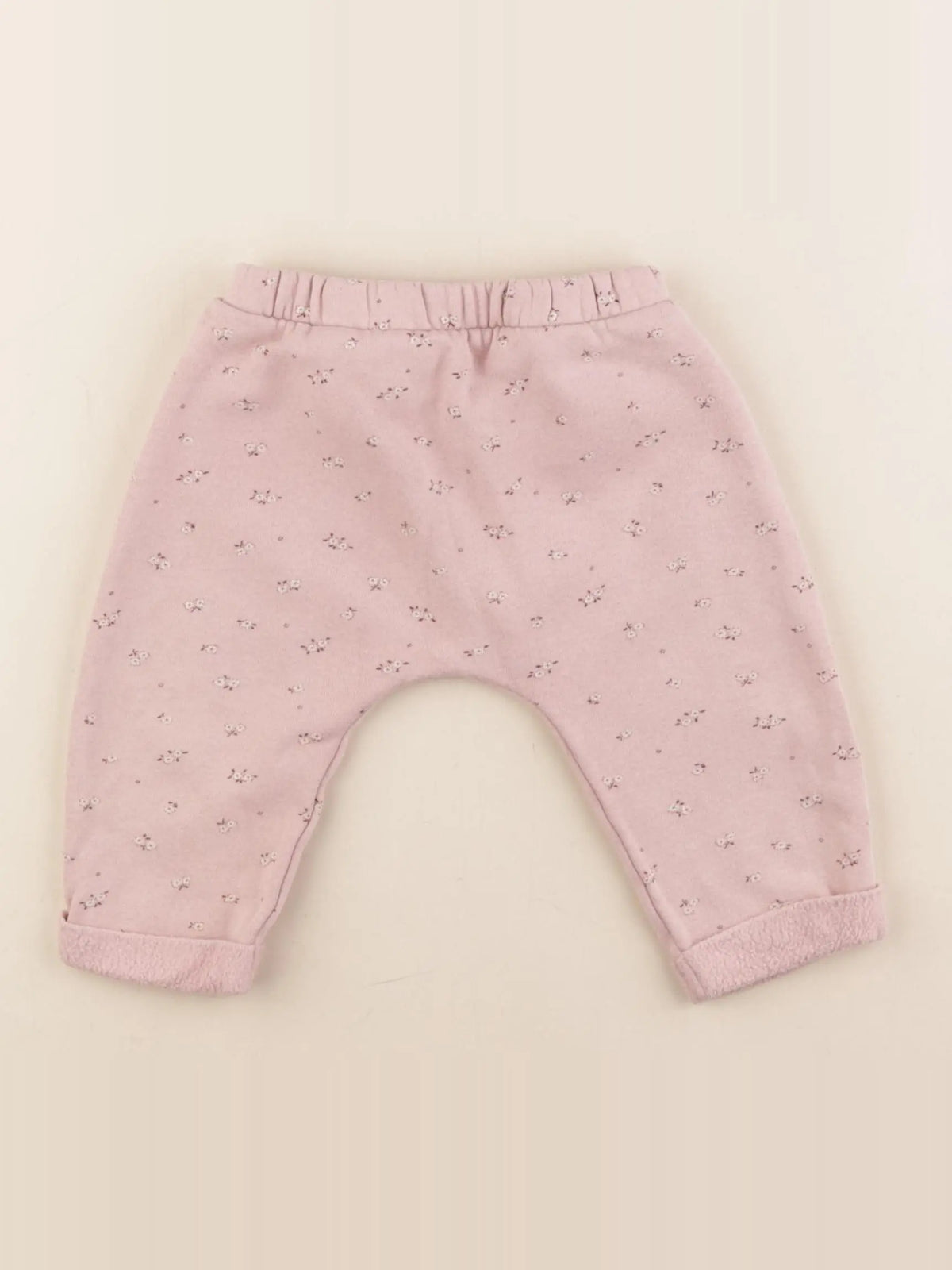 Vertbaudet - pantalon rose - 12 mois