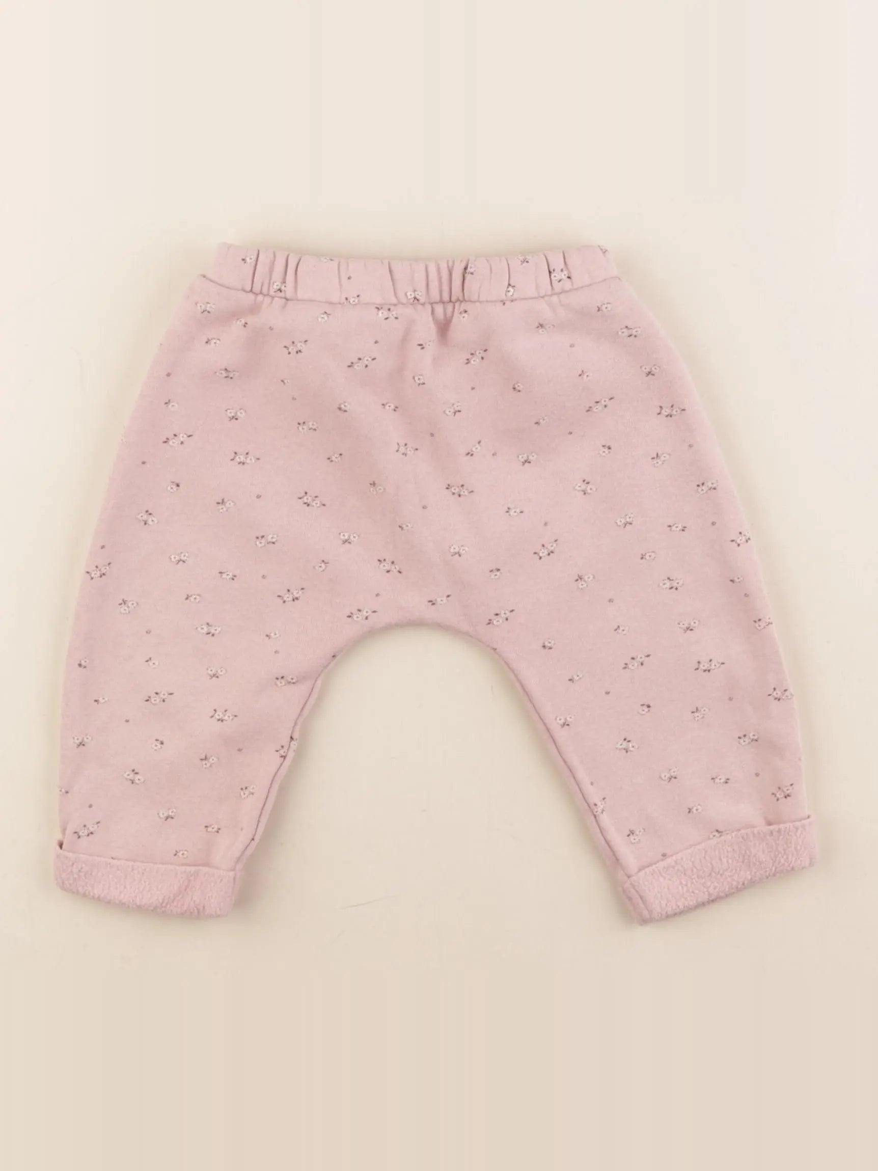 Vertbaudet - pantalon rose - 12 mois