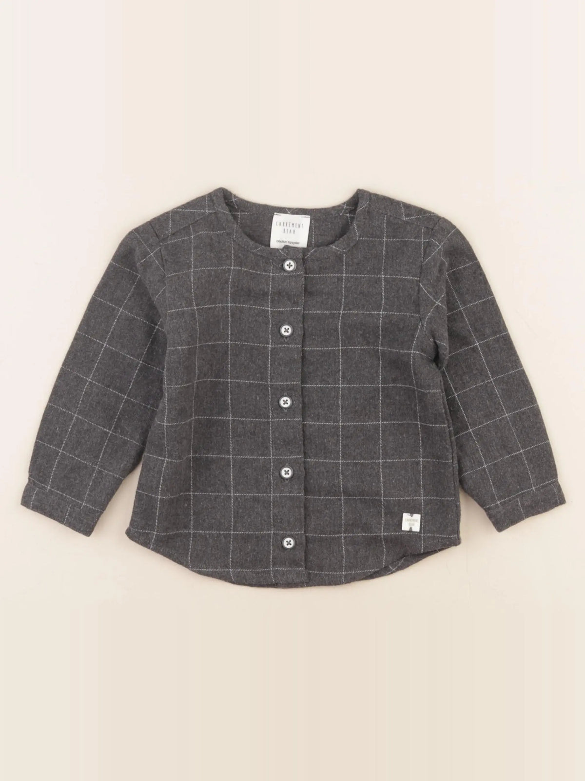 Carrément Beau - blouse gris - 18 mois
