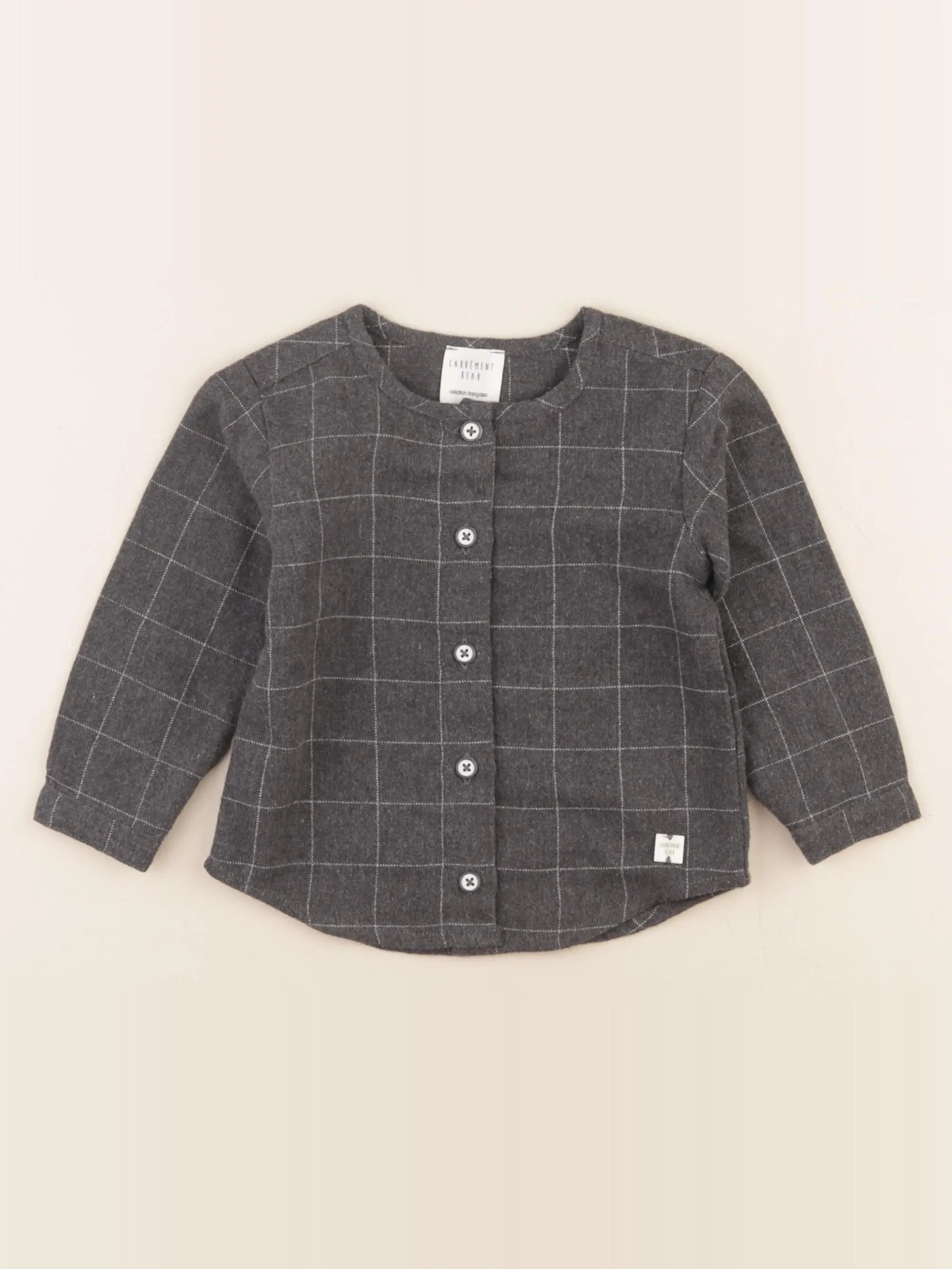 Carrément Beau - blouse gris - 18 mois