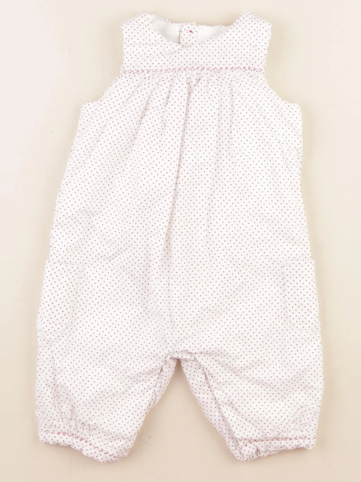 Jacadi - combinaison doublé blanc - 6 mois