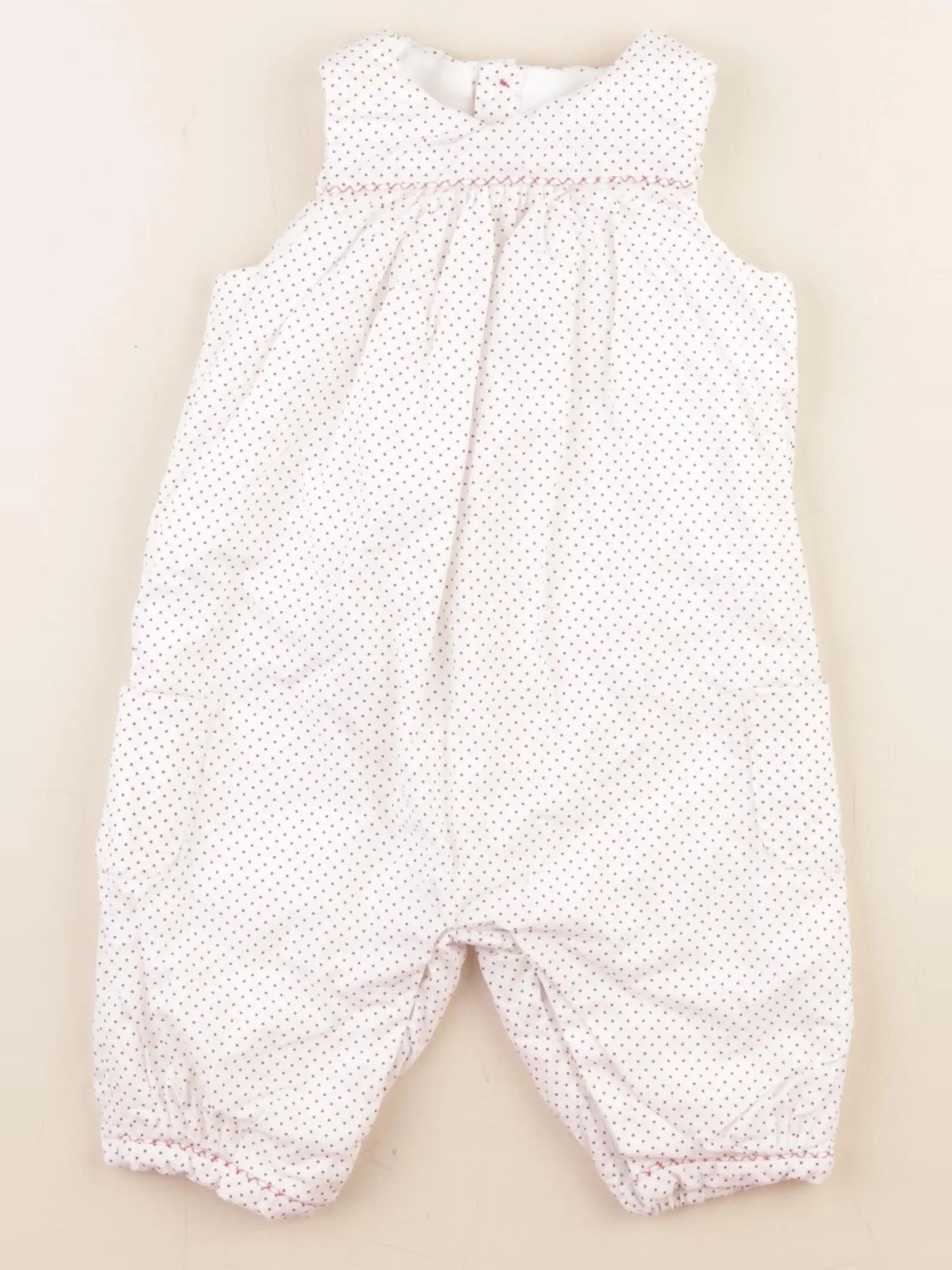 Jacadi - combinaison doublé blanc - 6 mois
