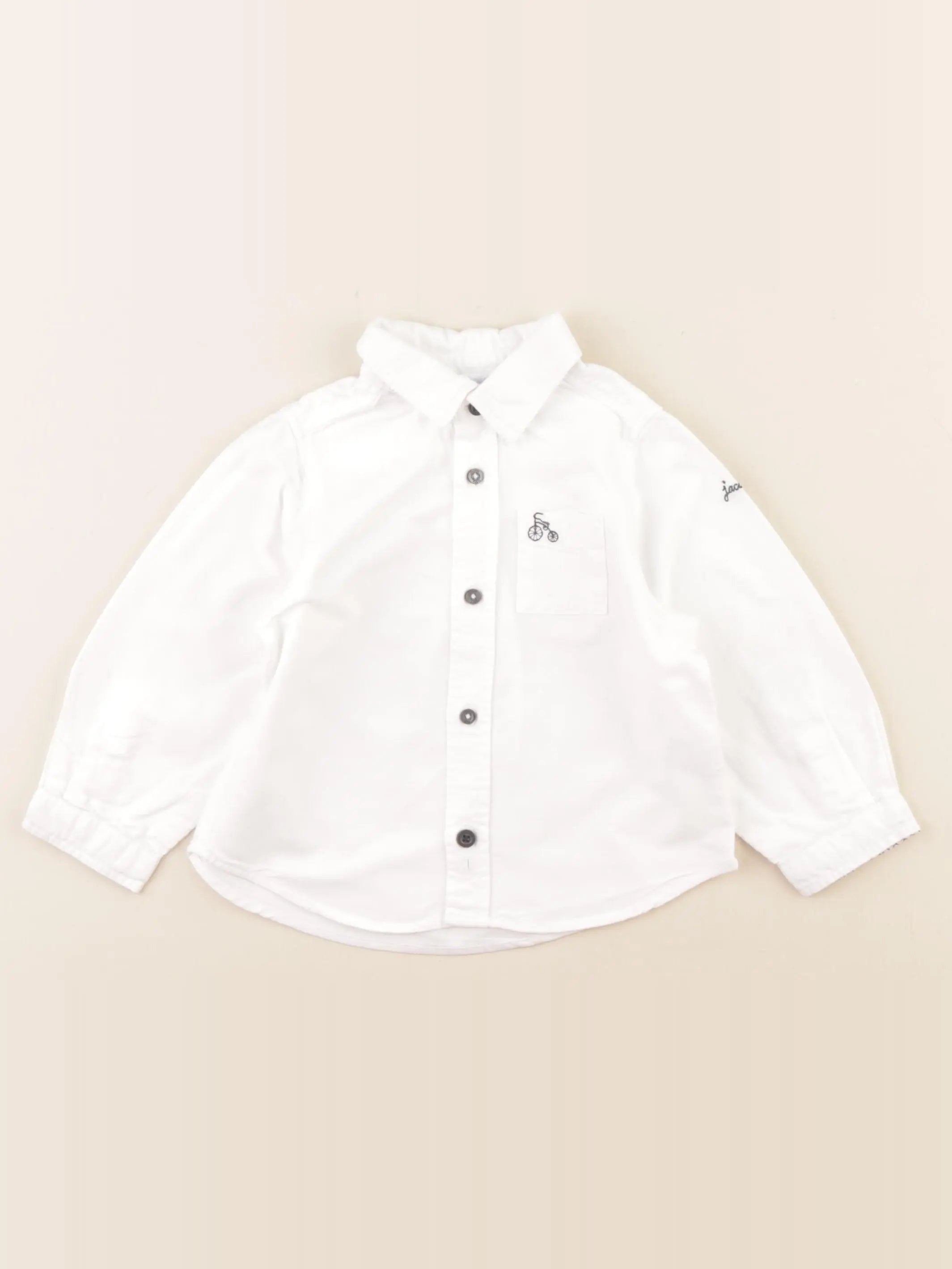 Jacadi - chemise blanc - 18 mois